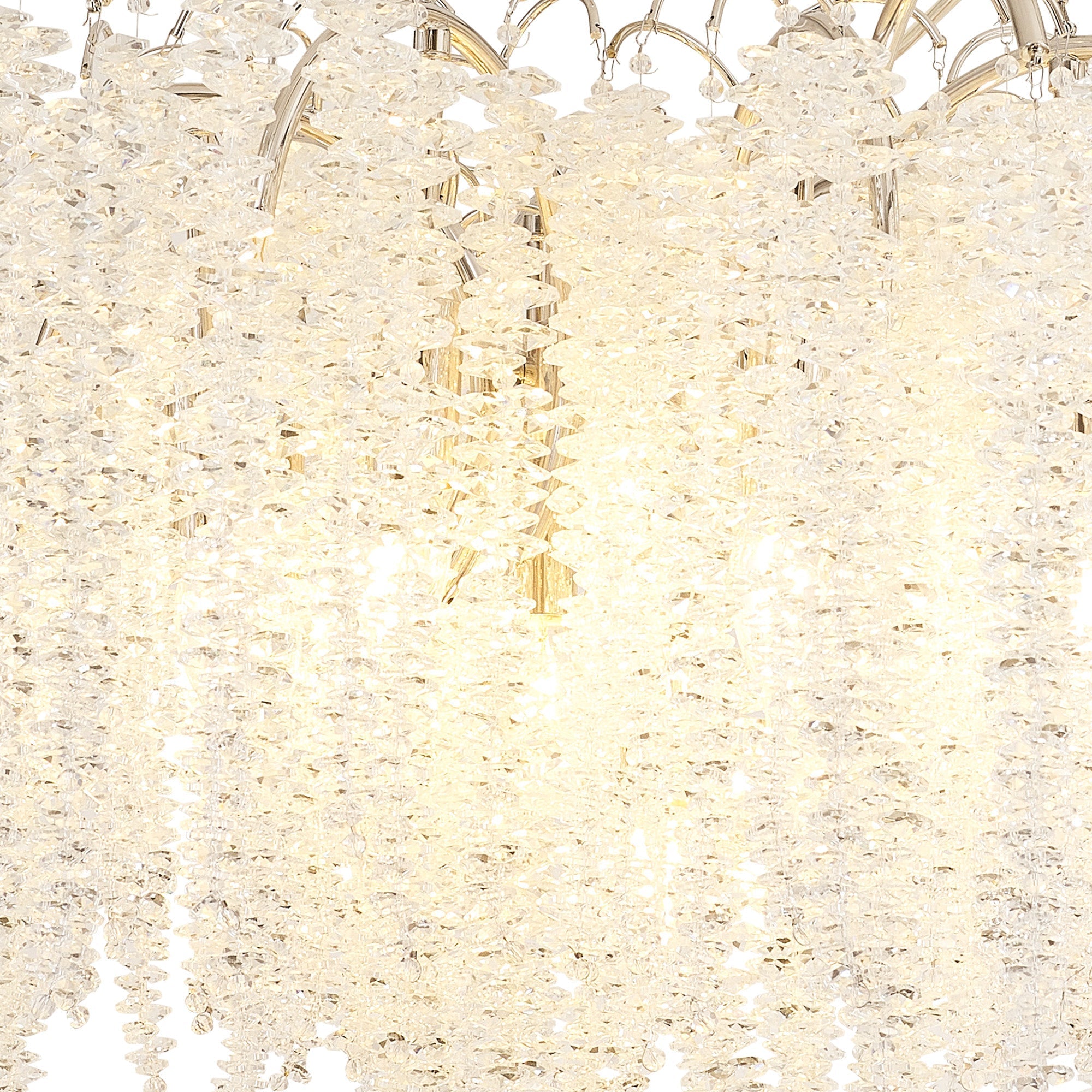 Chantilly 9/7 Light E14, Polished Nickel/French Gold/Crystal