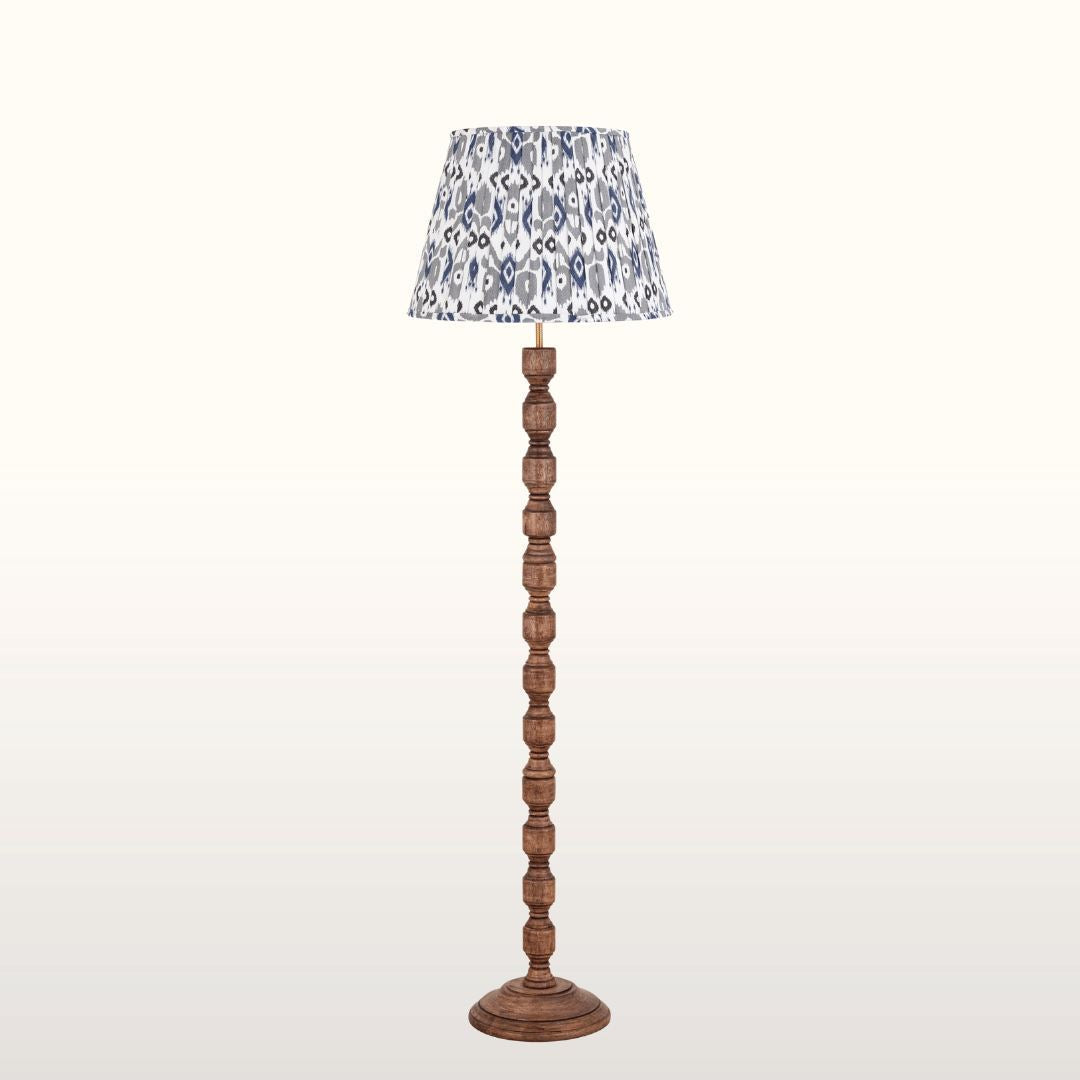 Wood Floor Lamp- Various Shades