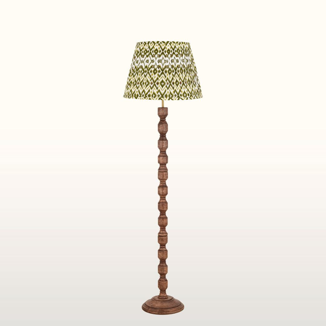 Wood Floor Lamp- Various Shades