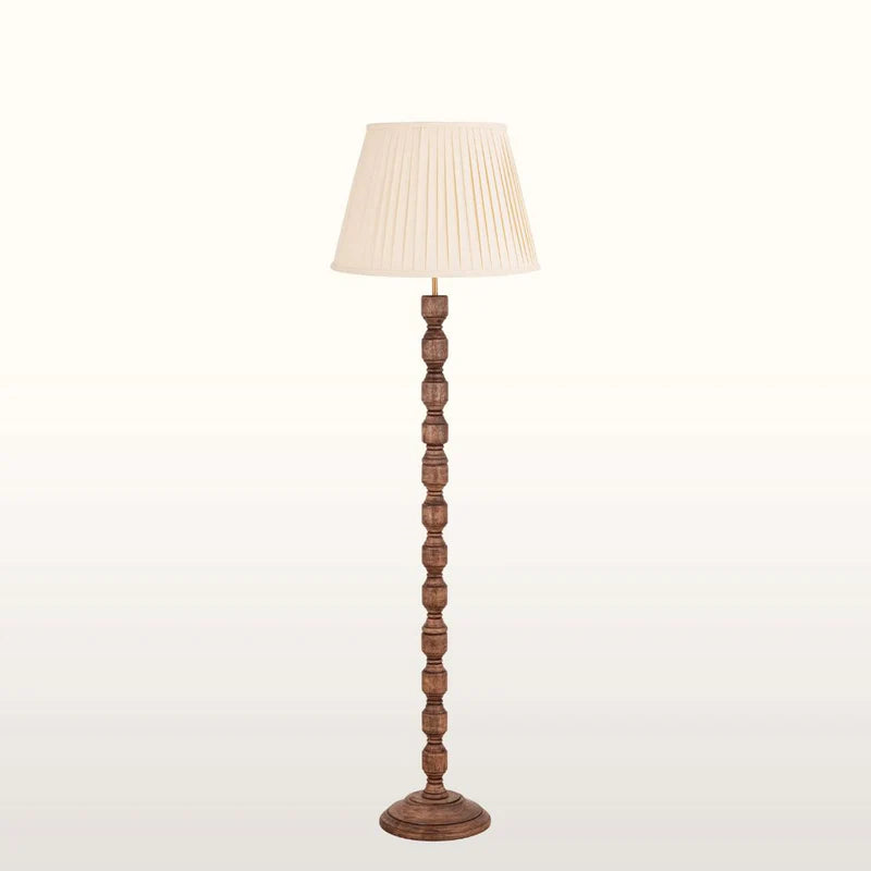 Wood Floor Lamp- Various Shades