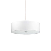 Woody Hanging Shade Light - White/Black/Wood Finish - Cusack Lighting