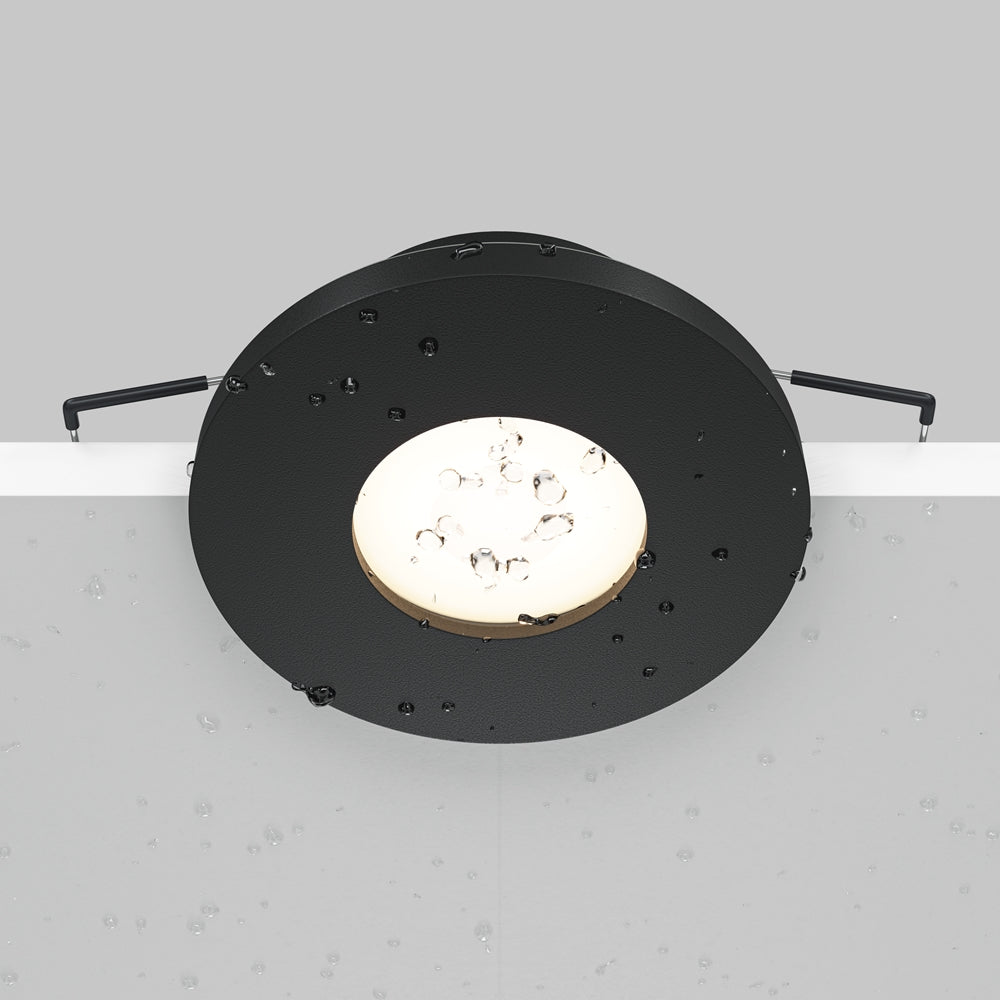 Stark Round/Square Recessed Bathroom Light IP65 - Various Colours