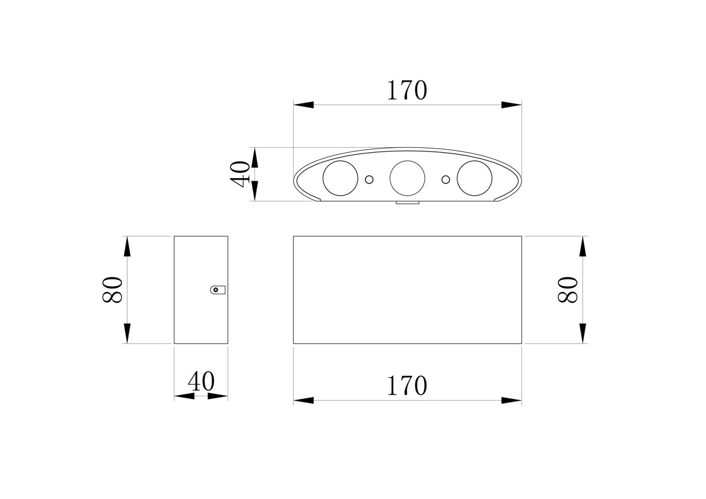 Strato Outdoor Up/Down IP54 3000K LED Light