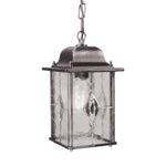 Wexford 1 Light Chain Lantern - Black/Silver IP23 E27