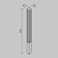 Elbe LED Bollards Landscape lighting- Various Sizes