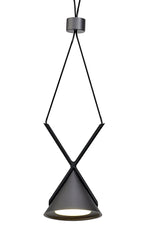 Saiths Bar Linear Pendant 3 Light, 3 x 3W LED, 3000K, 350lm, Sand Black/Grey, 3yrs Warranty
