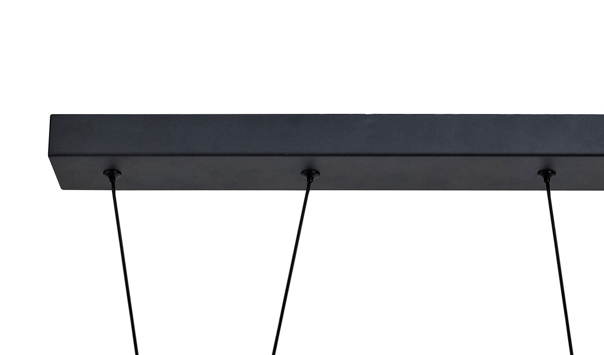 Saiths Bar Linear Pendant 3 Light, 3 x 3W LED, 3000K, 350lm, Sand Black/Grey, 3yrs Warranty