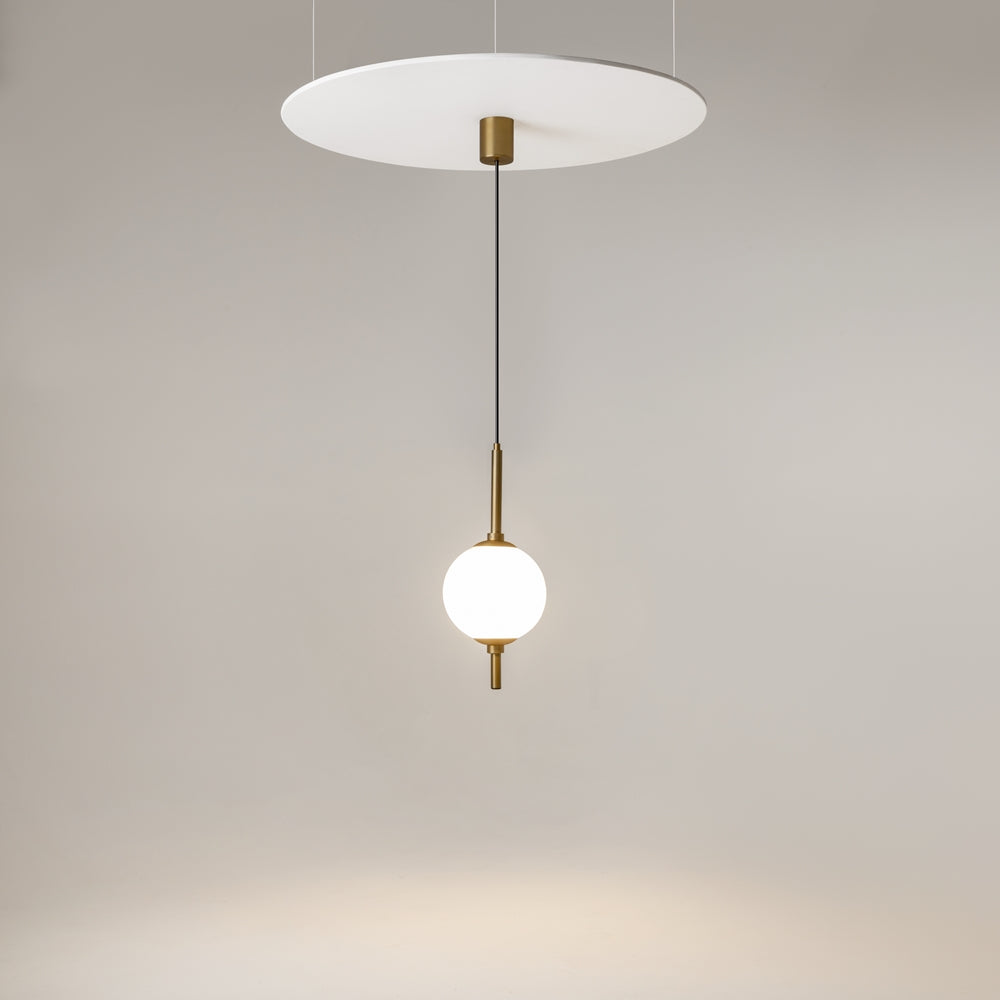 The Sixth Sense Pendant Lamp- Black/ Brass Finishes