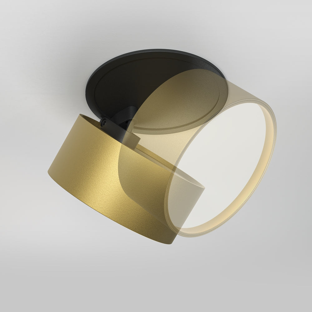 Onda Recessed luminaire- Black/ White/ Gold
