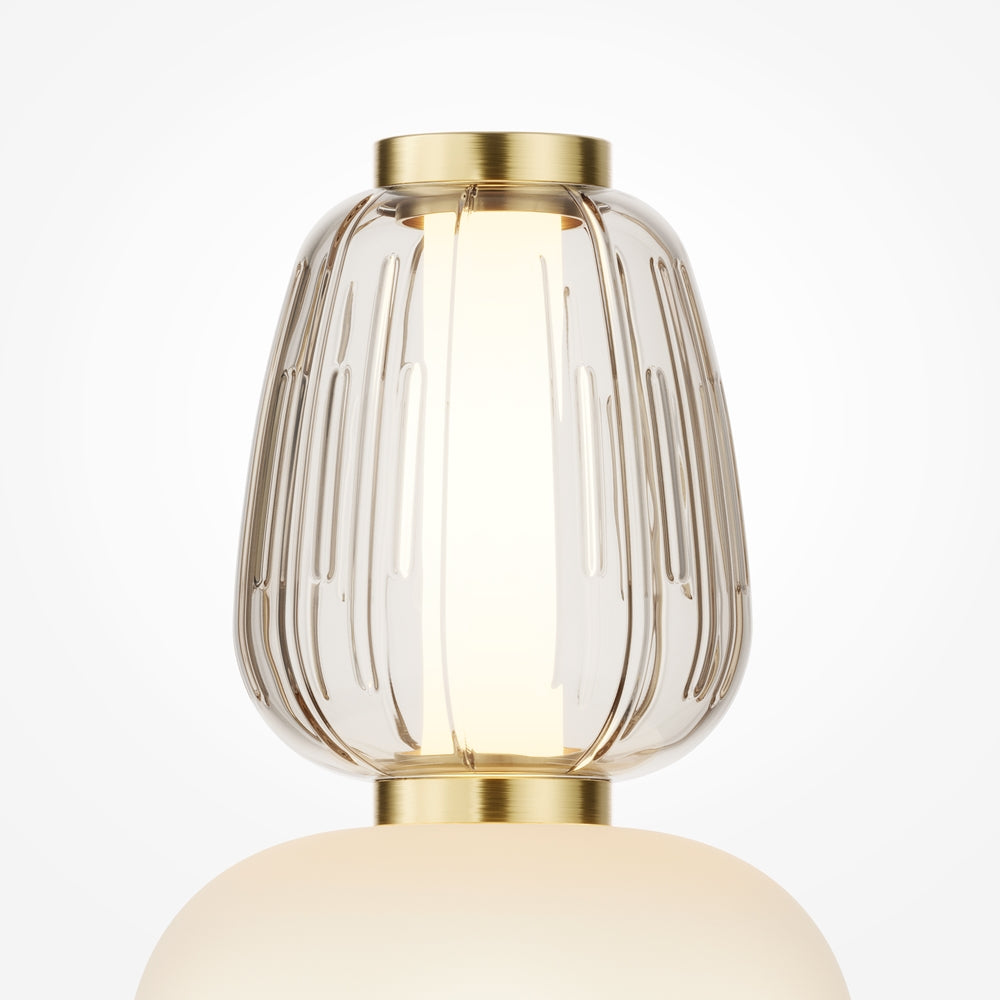 Pattern Table Lamp- Chrome/ Gold Fitting