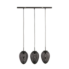 Yaelle 3Lt Island Pendant - Matt Black