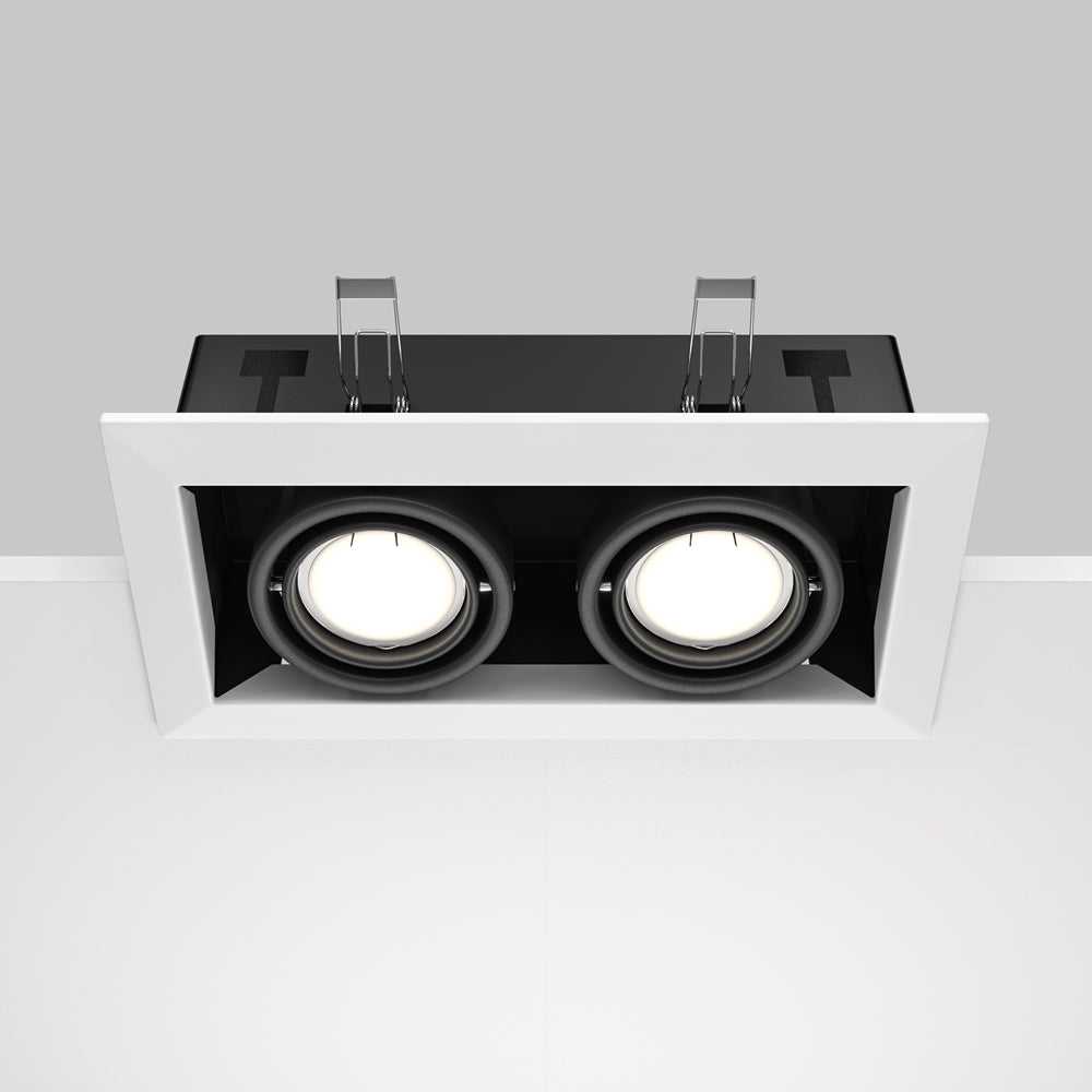 Metal Modern GU10 Recessed Downlight- Black/ White Finishes