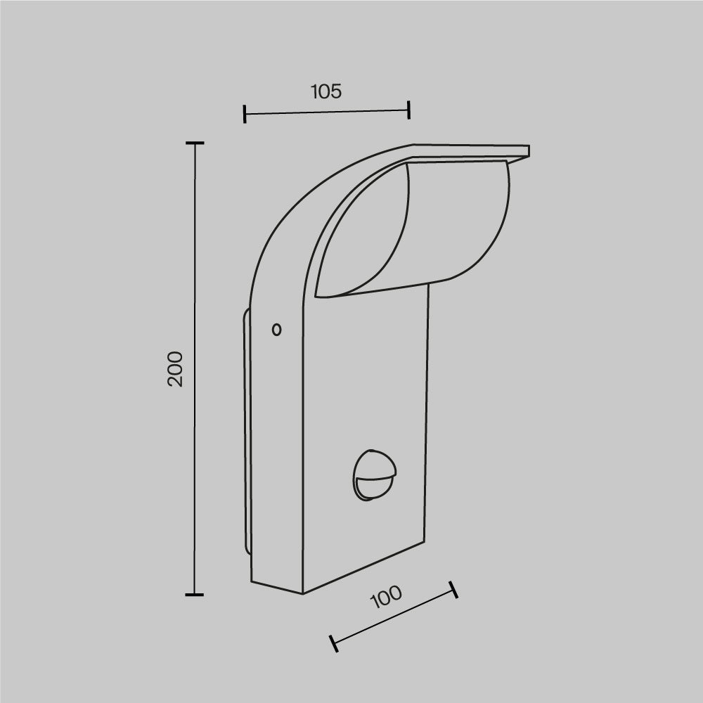 Stock PIR Wall Light