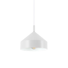 Yurta Pendant Light - White/Black Finish - Cusack Lighting