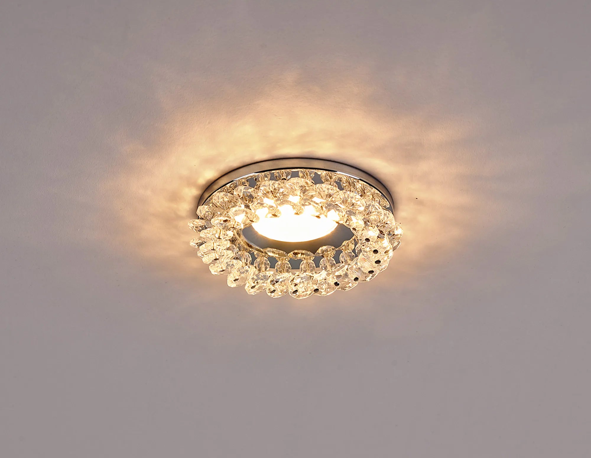 Zarya 8W IP65 Crystal Fire-Rated Downlight - Various Finishes