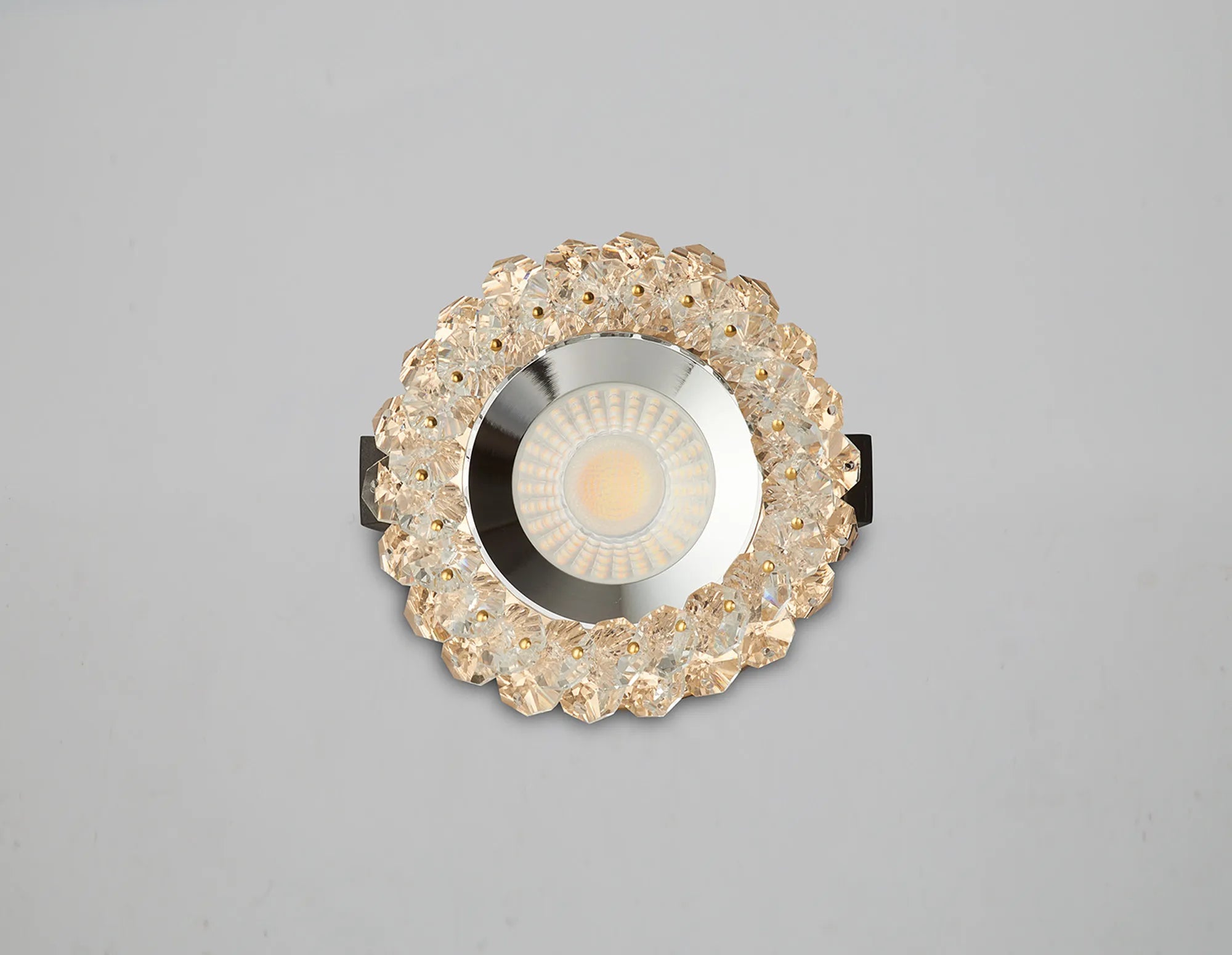 Zarya 8W IP65 Crystal Fire-Rated Downlight - Various Finishes