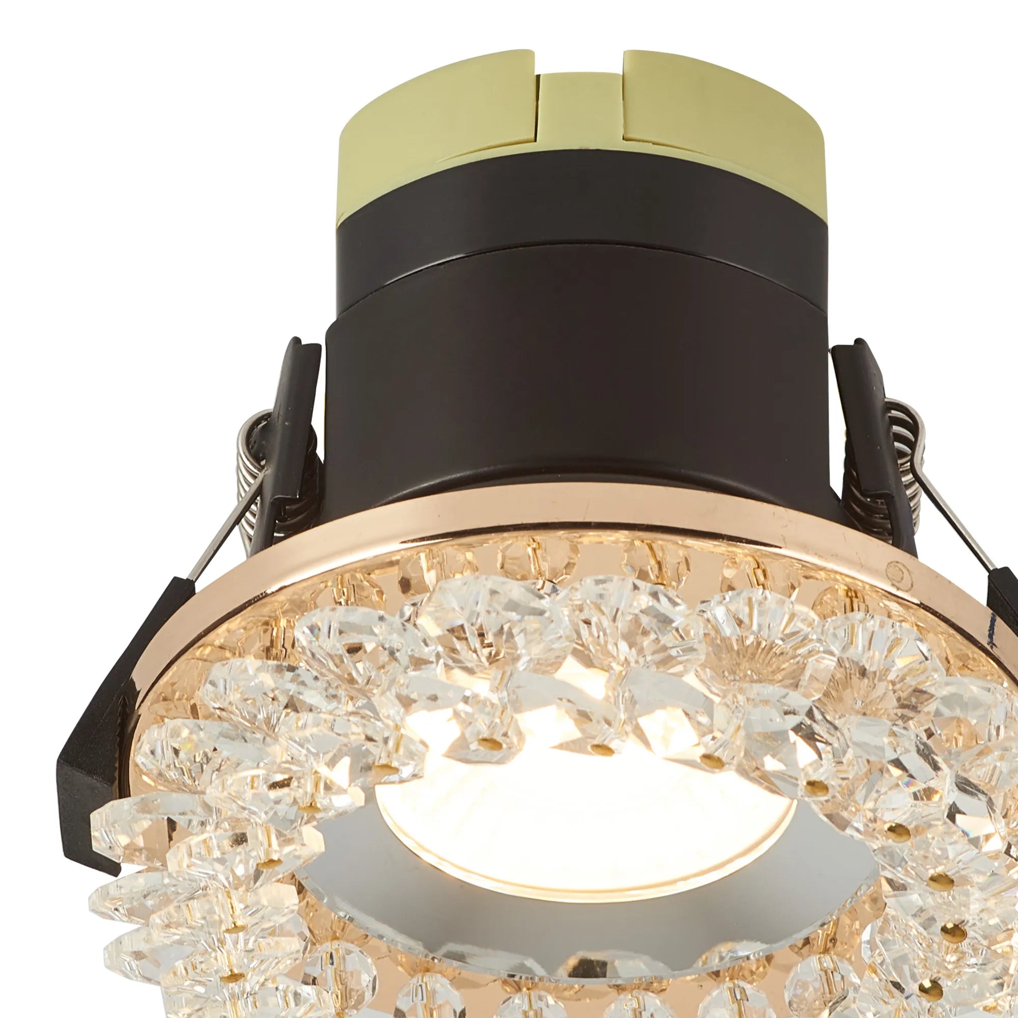 Zarya 8W IP65 Crystal Fire-Rated Downlight - Various Finishes
