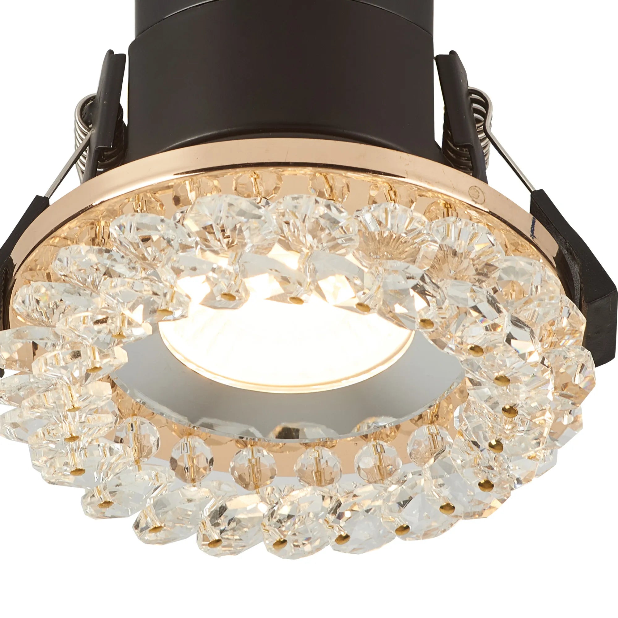 Zarya 8W IP65 Crystal Fire-Rated Downlight - Various Finishes