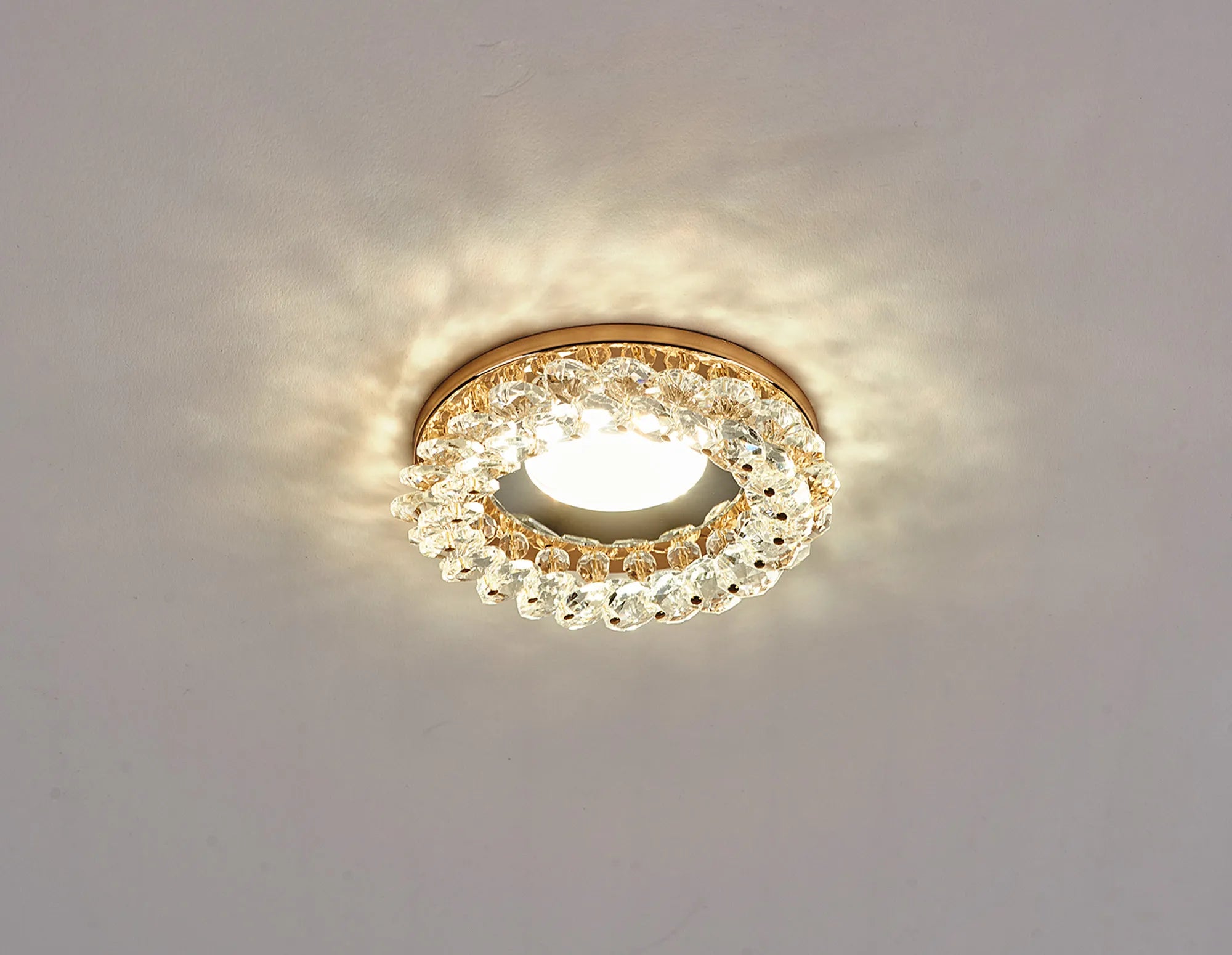 Zarya 8W IP65 Crystal Fire-Rated Downlight - Various Finishes