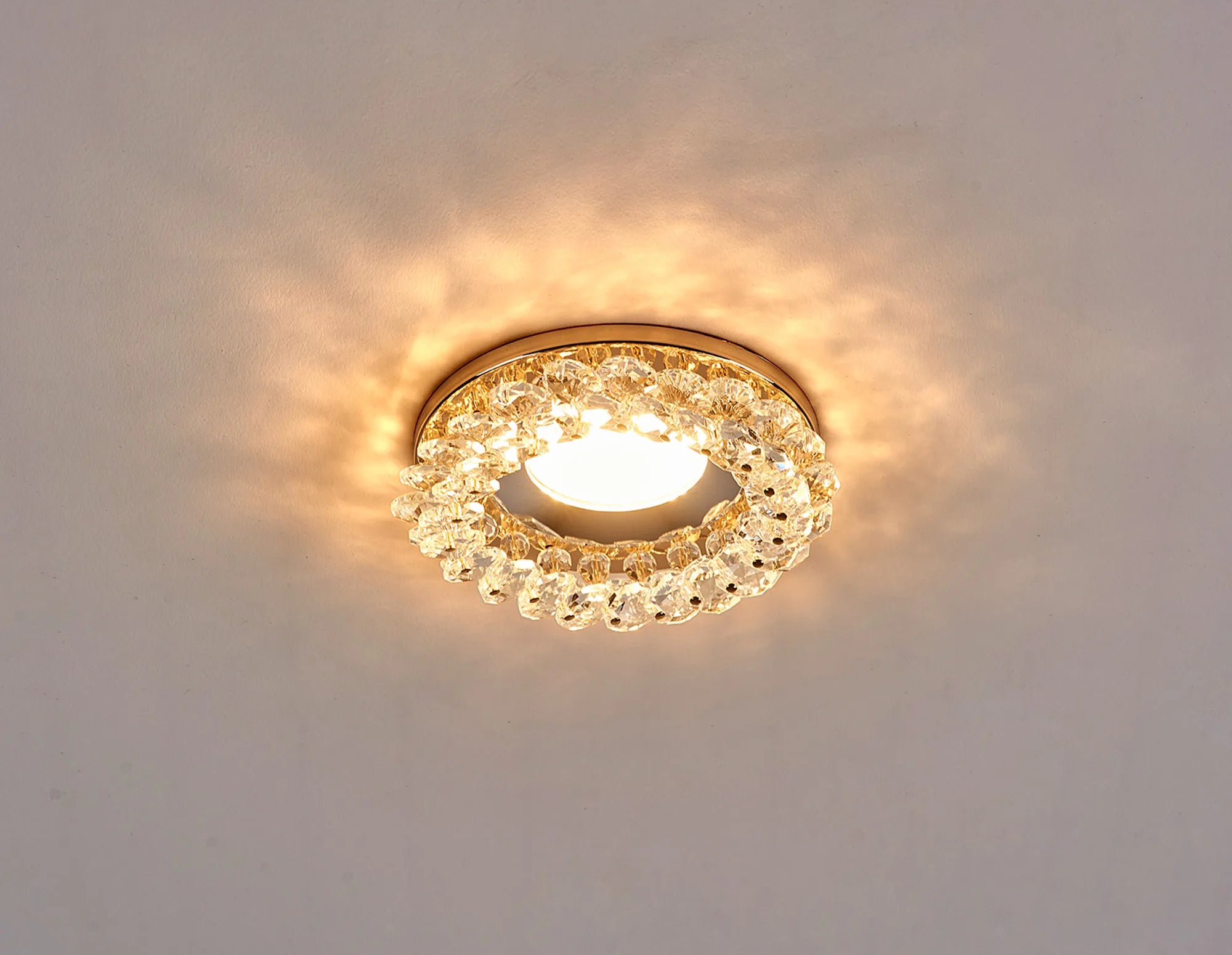 Zarya 8W IP65 Crystal Fire-Rated Downlight - Various Finishes