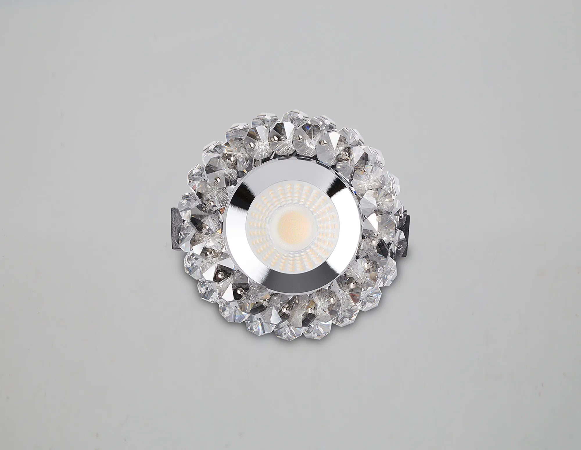 Zarya 8W IP65 Crystal Fire-Rated Downlight - Various Finishes