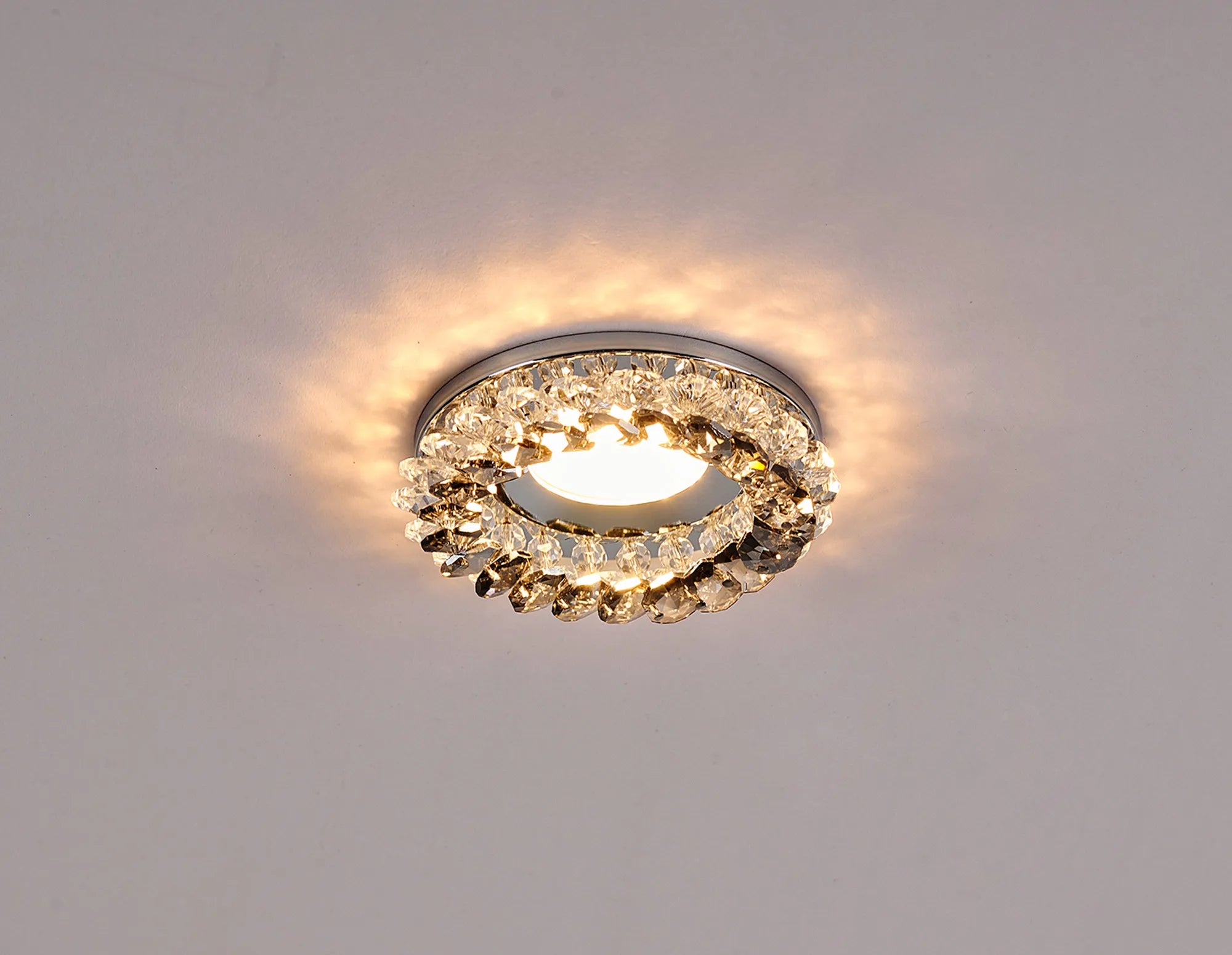 Zarya 8W IP65 Crystal Fire-Rated Downlight - Various Finishes