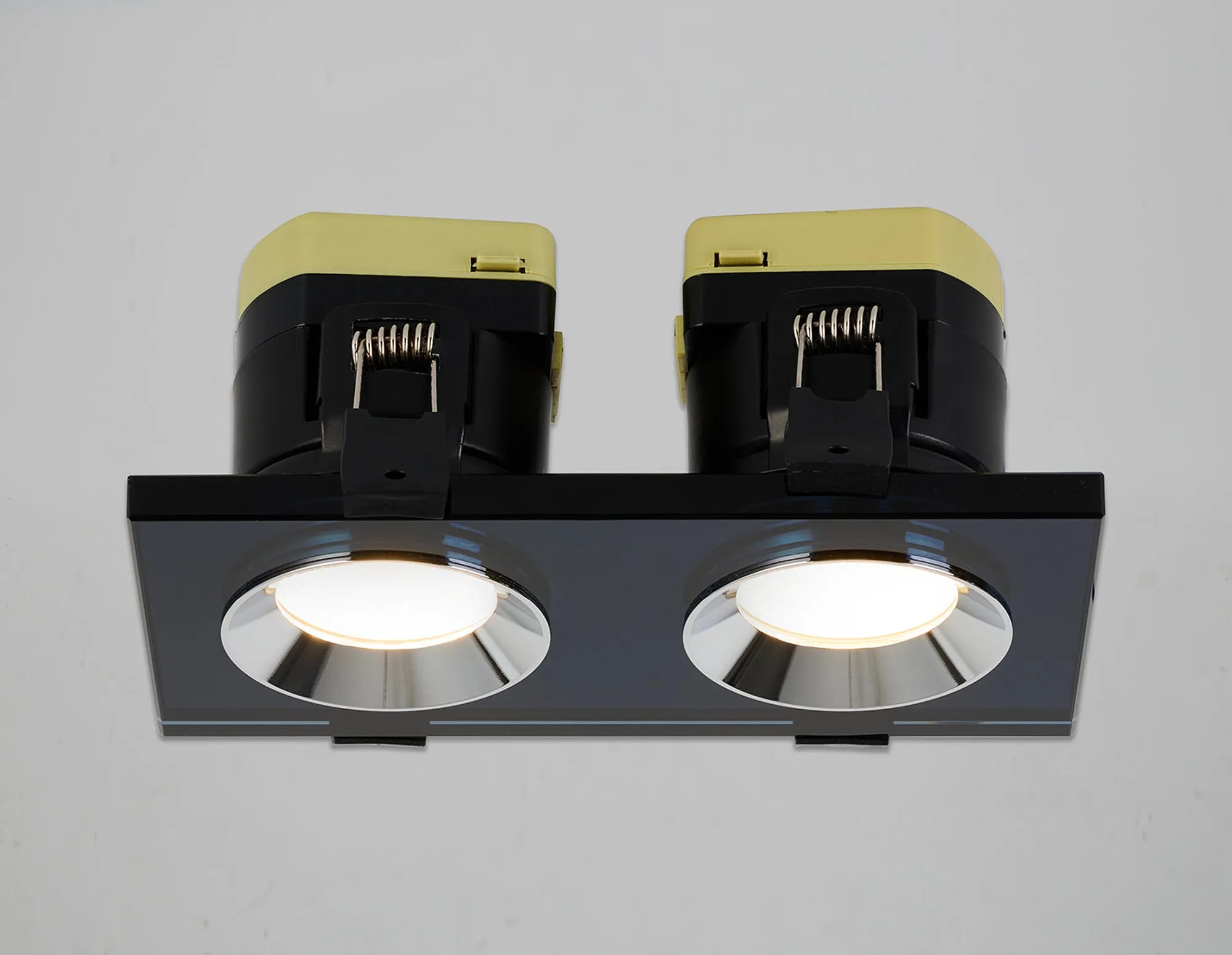 Zarya 8W Dual IP65 Crystal Fire-Rated Downlight - Rectangular