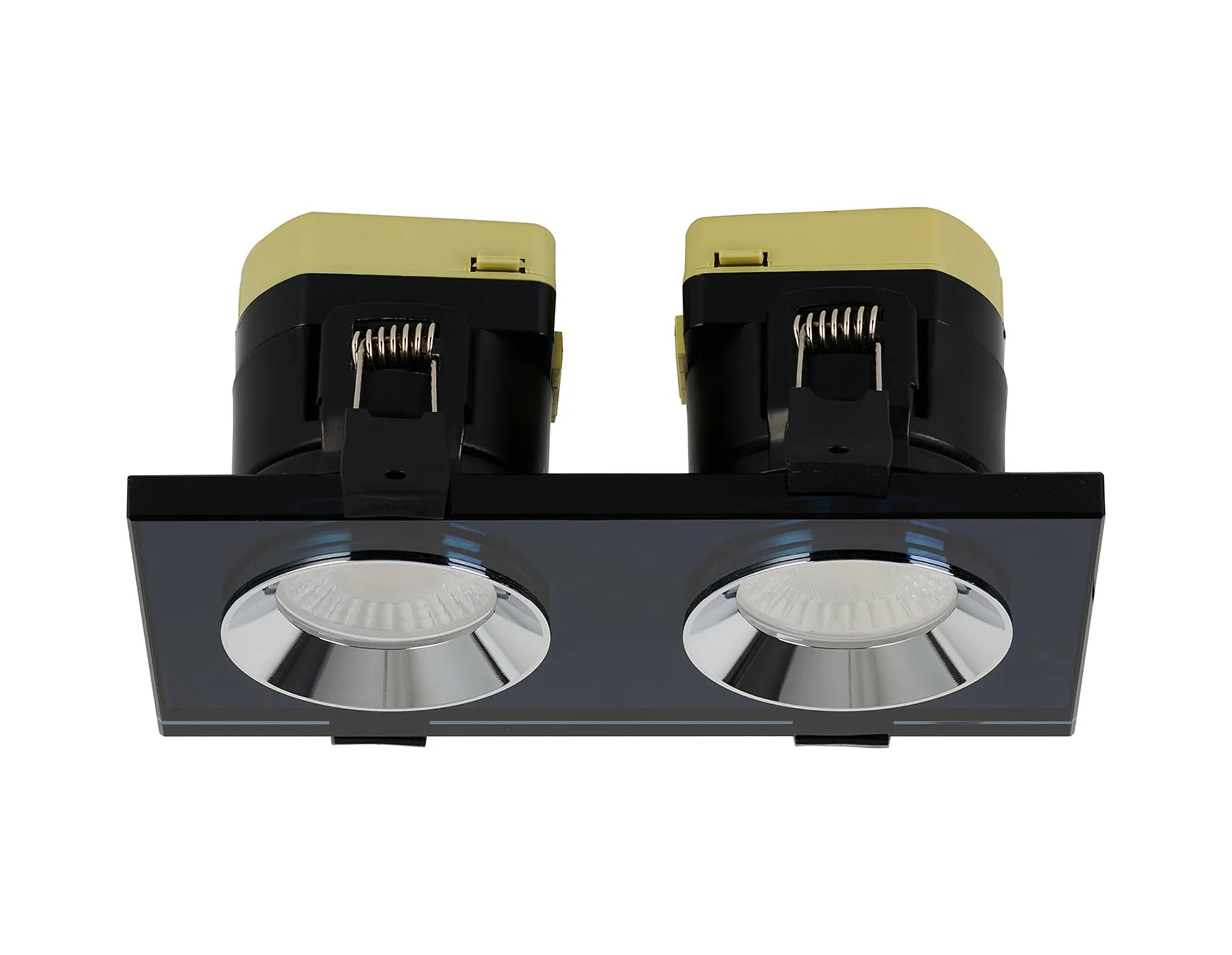 Zarya 8W Dual IP65 Crystal Fire-Rated Downlight - Rectangular