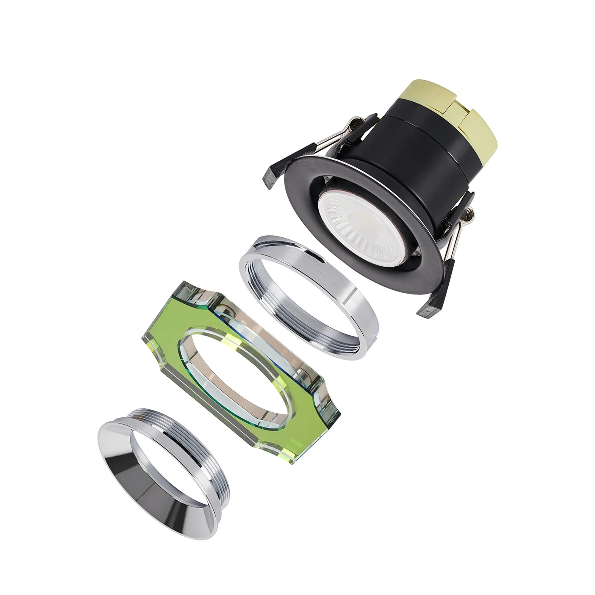 Zarya 8W IP65 Fire-Rated Downlight - Concave