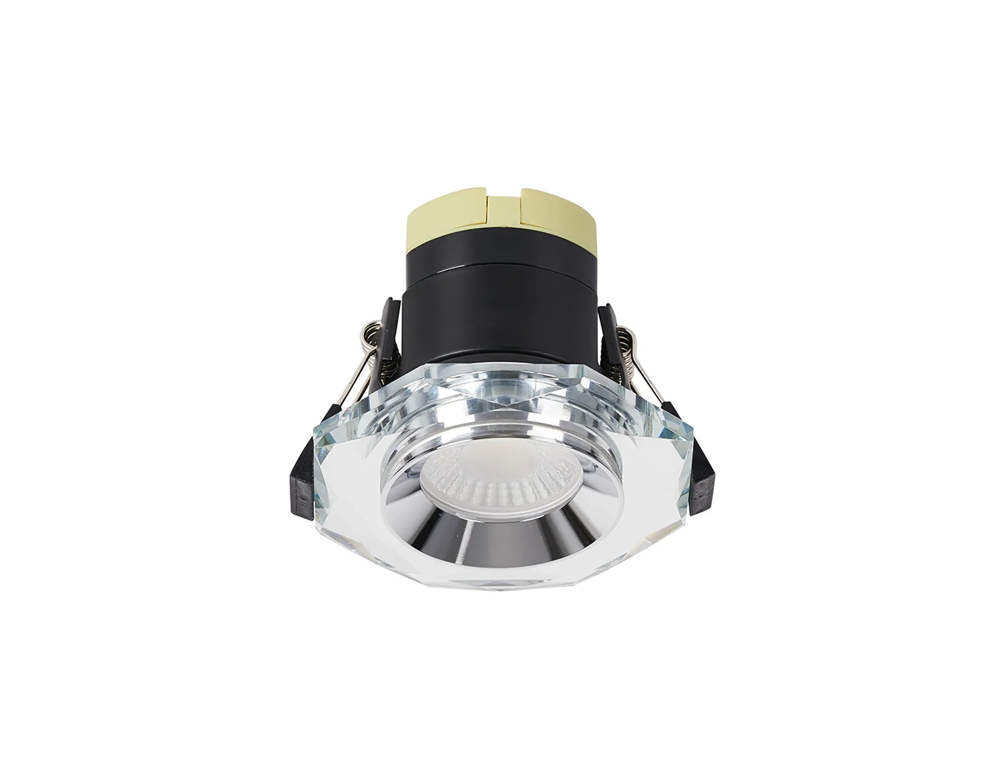 Zarya 8W IP65 Fire-Rated Downlight - Chamfered Square/Round
