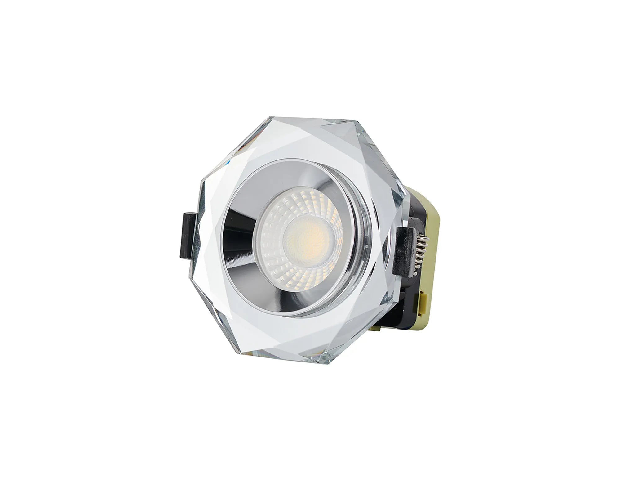 Zarya 8W IP65 Fire-Rated Downlight - Chamfered Square/Round