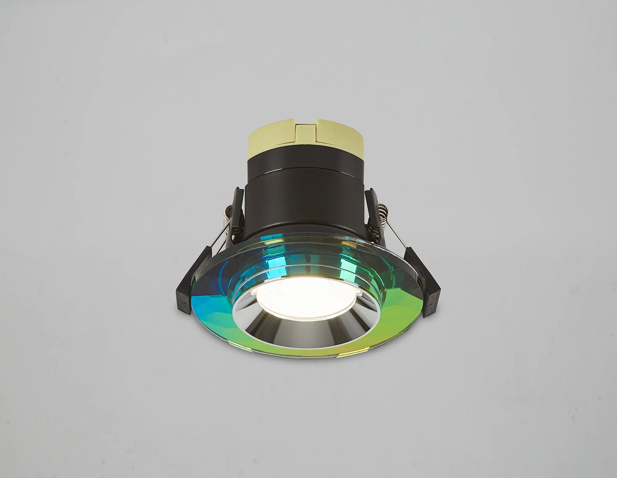 Zarya 8W IP65 Fire-Rated Downlight - Chamfered Crystal