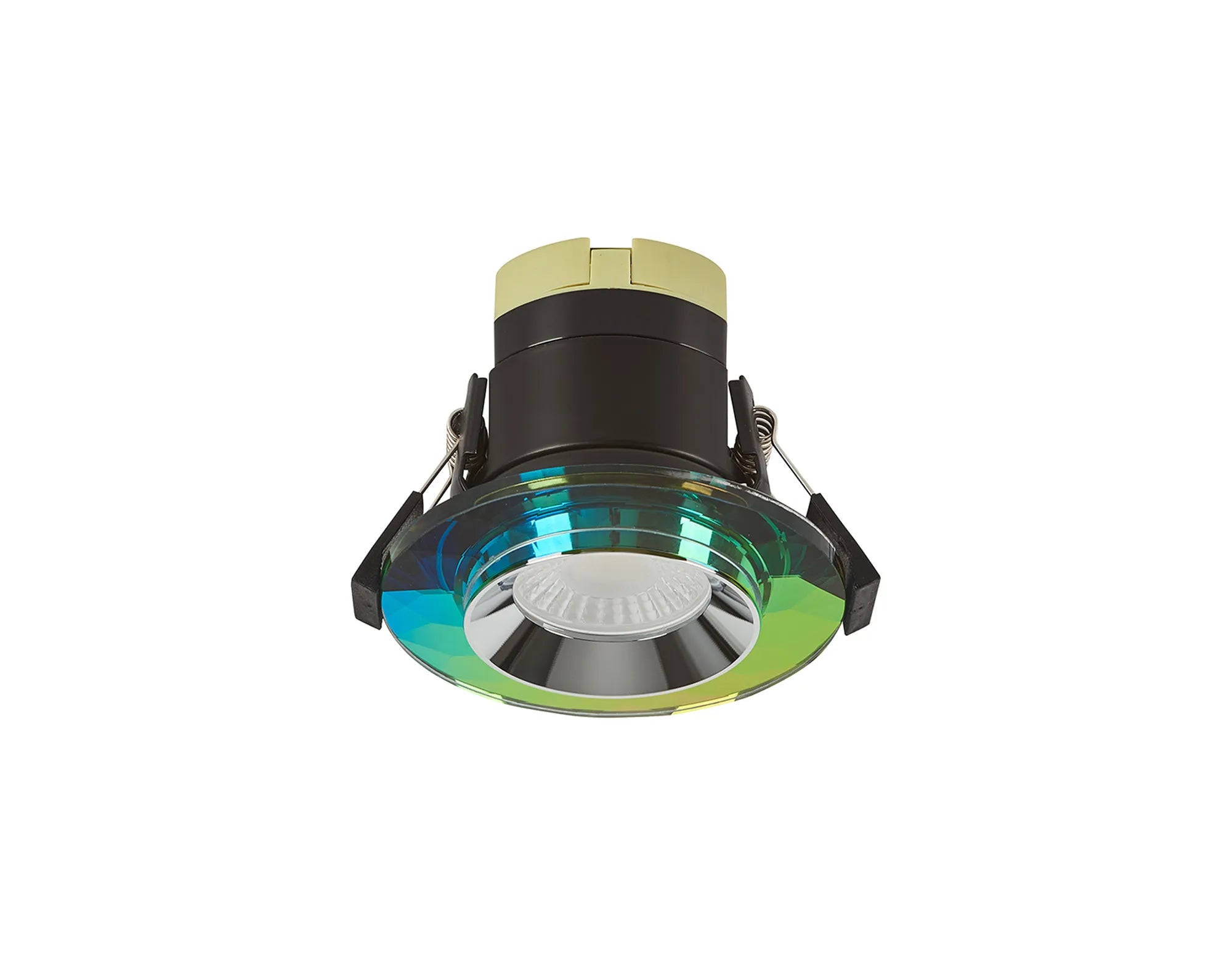 Zarya 8W IP65 Fire-Rated Downlight - Chamfered Crystal