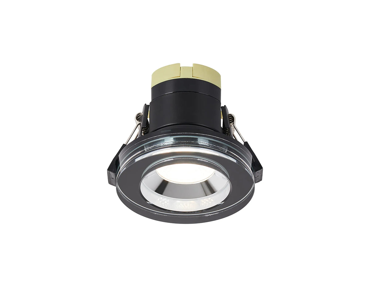 Zarya Dimmable CCT LED Fire Rated Crystal Downlight IP65, 5yrs Wrnty