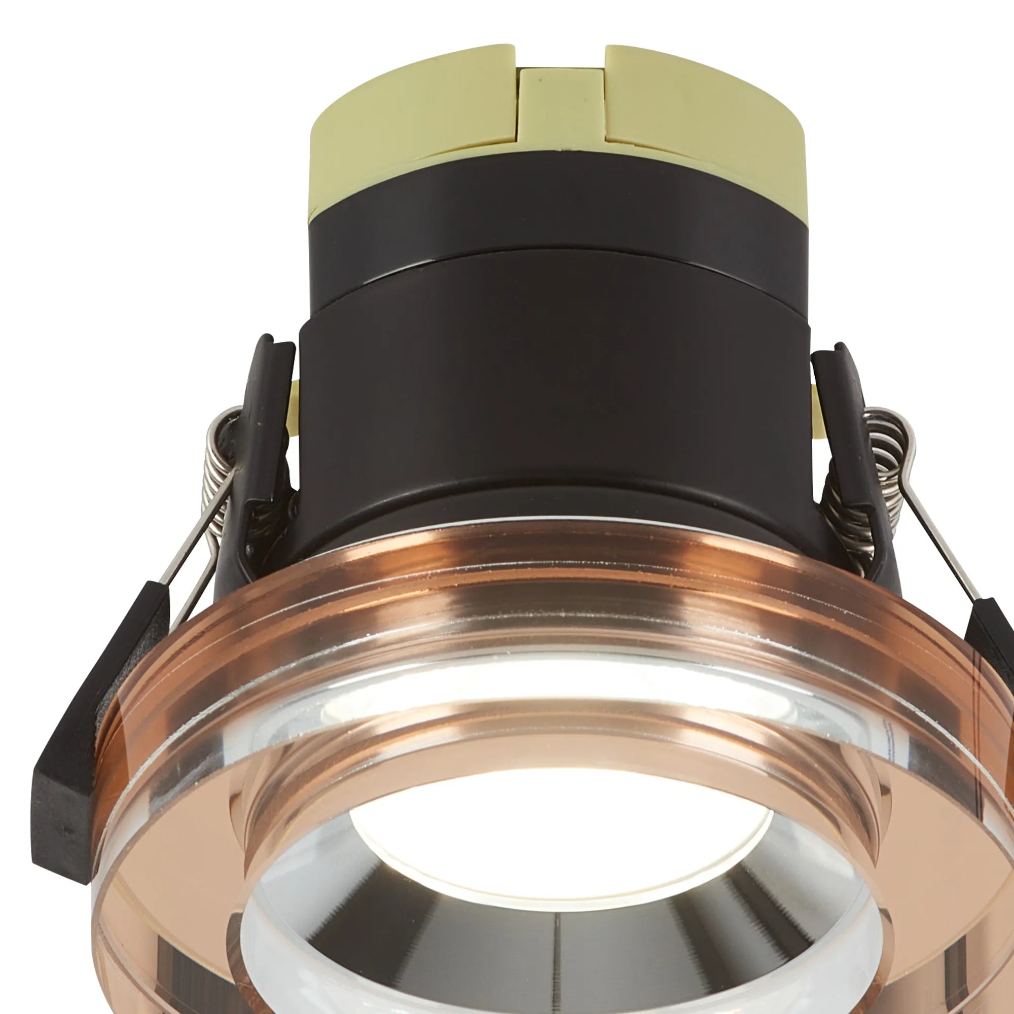 Zarya Dimmable CCT LED Fire Rated Crystal Downlight IP65, 5yrs Wrnty