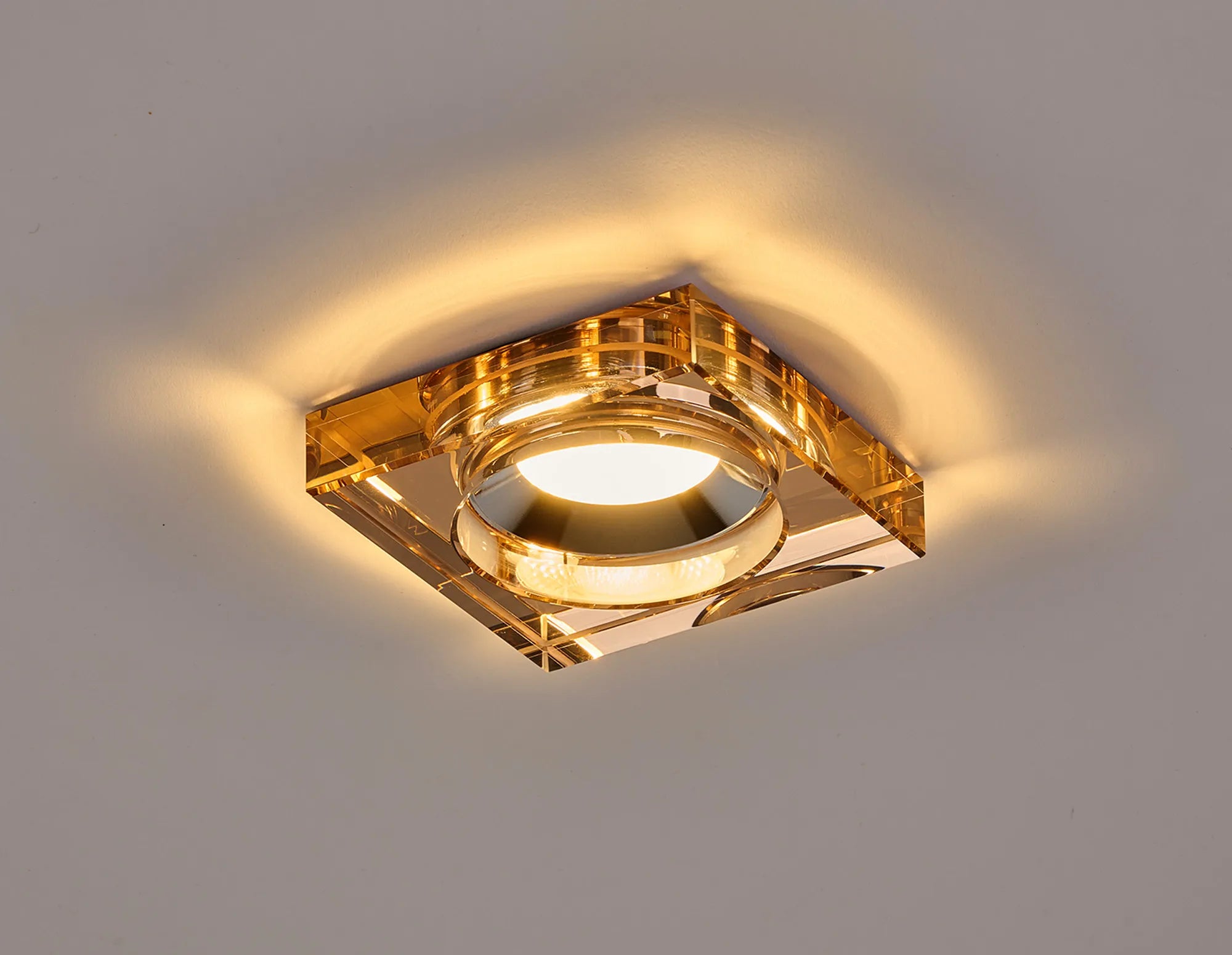 Zarya 8W IP65 Crystal Fire-Rated Downlight - Square
