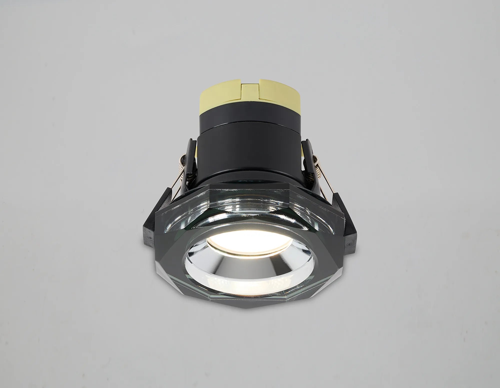 Zarya 8W IP65 Crystal Bubble Fire-Rated Downlight - Octagonal