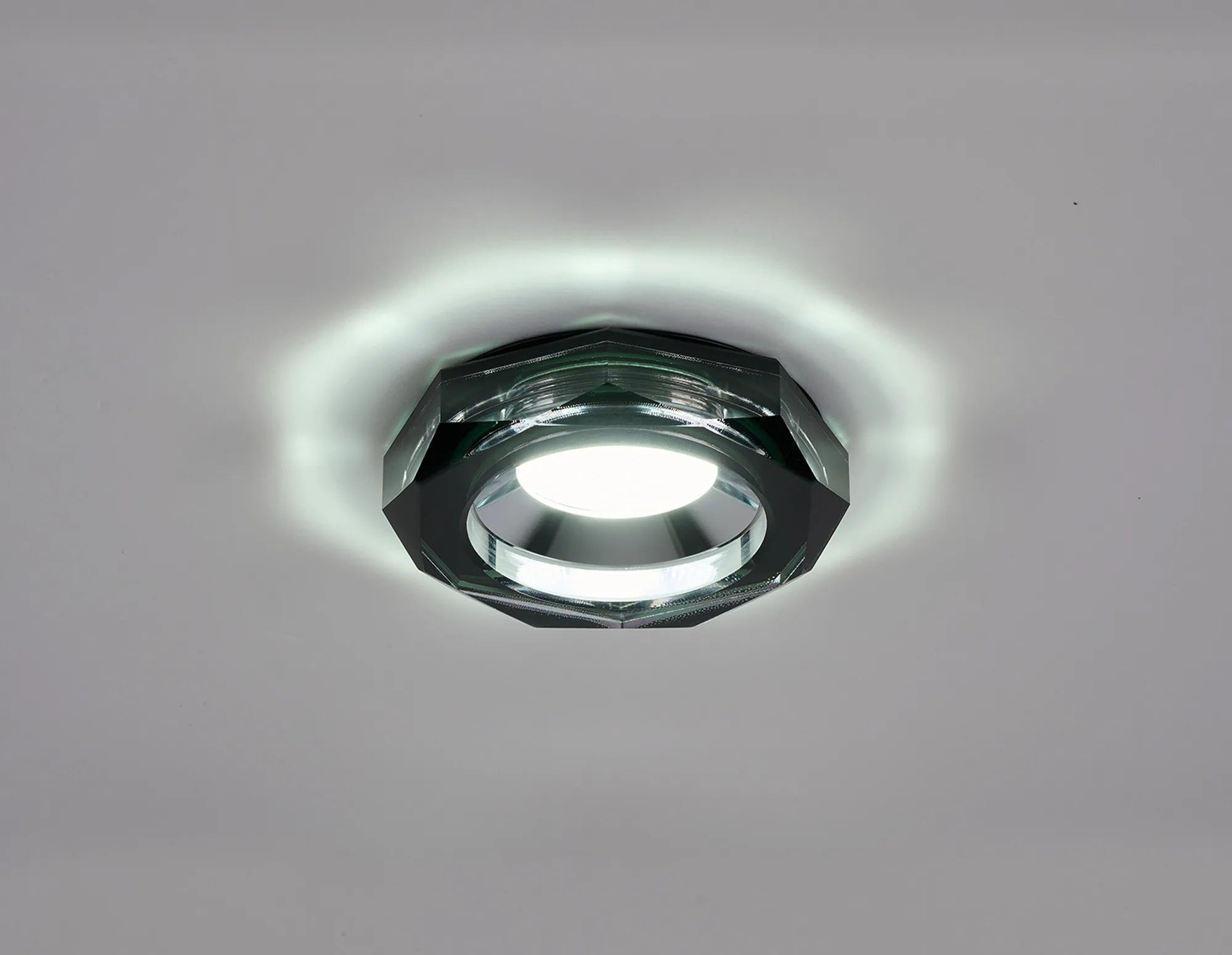 Zarya 8W IP65 Crystal Bubble Fire-Rated Downlight - Octagonal