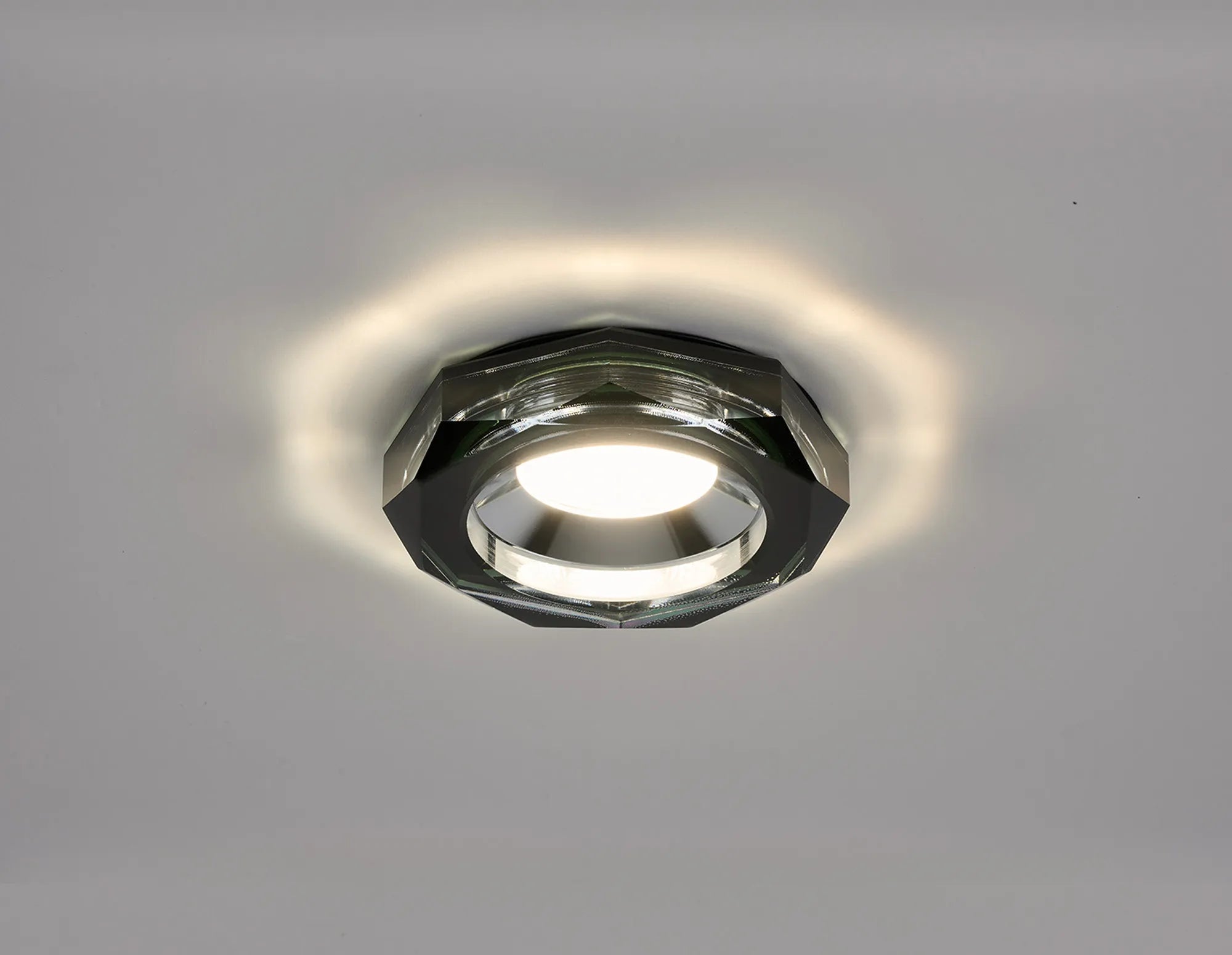 Zarya 8W IP65 Crystal Bubble Fire-Rated Downlight - Octagonal