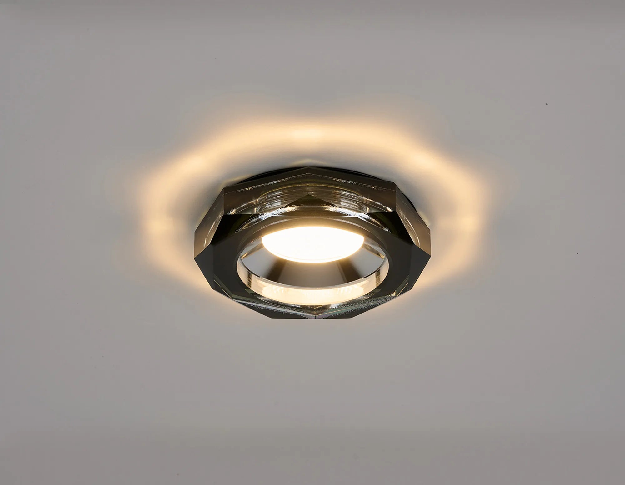 Zarya 8W IP65 Crystal Bubble Fire-Rated Downlight - Octagonal
