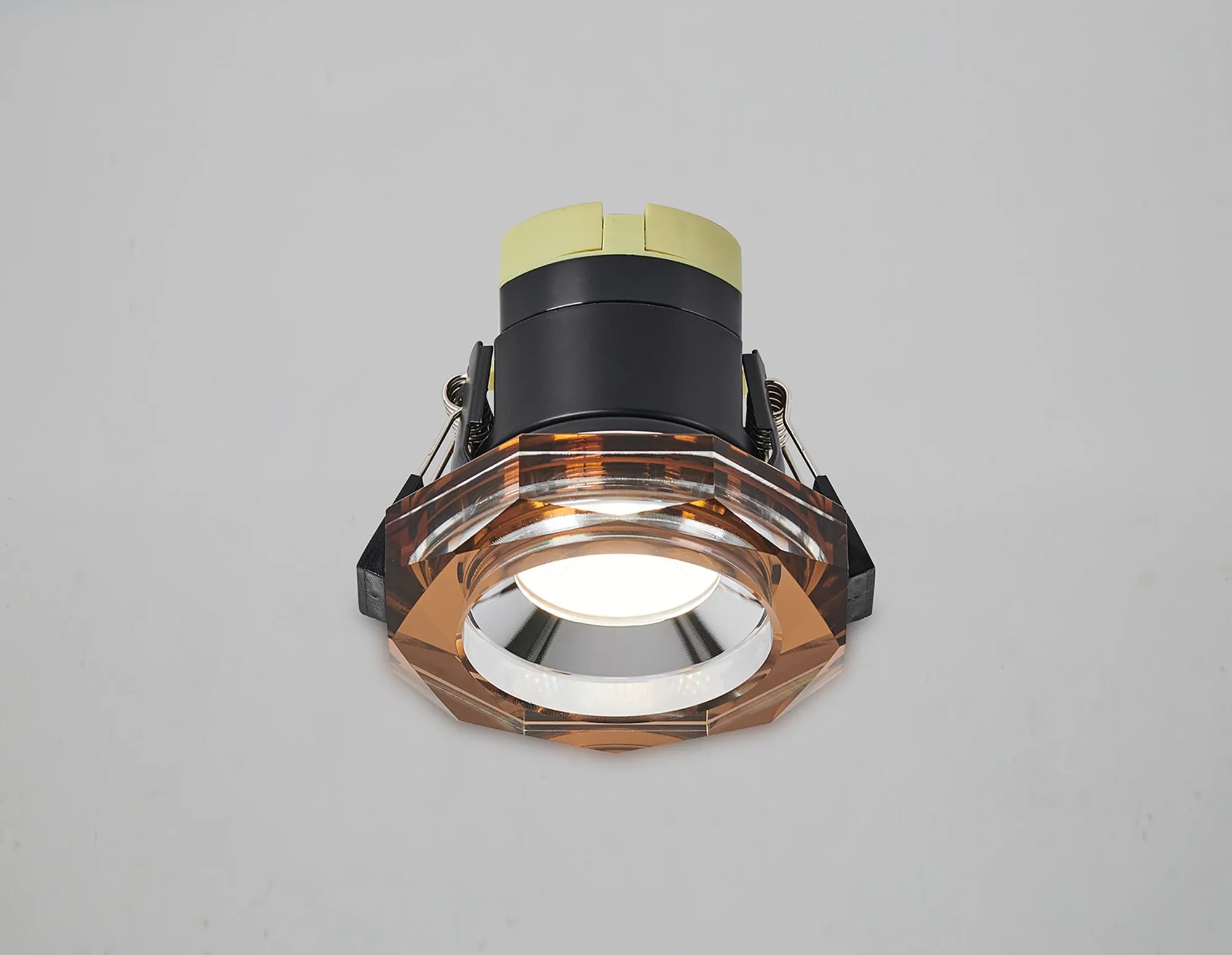 Zarya 8W IP65 Crystal Bubble Fire-Rated Downlight - Octagonal