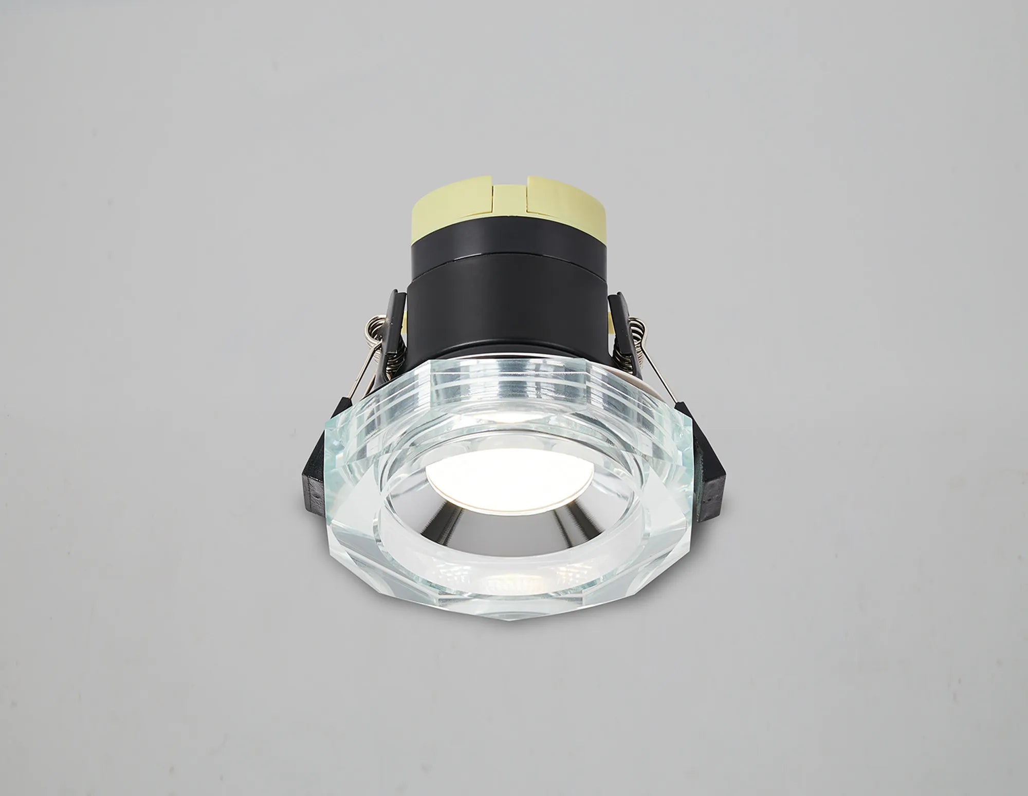 Zarya 8W IP65 Crystal Bubble Fire-Rated Downlight - Octagonal