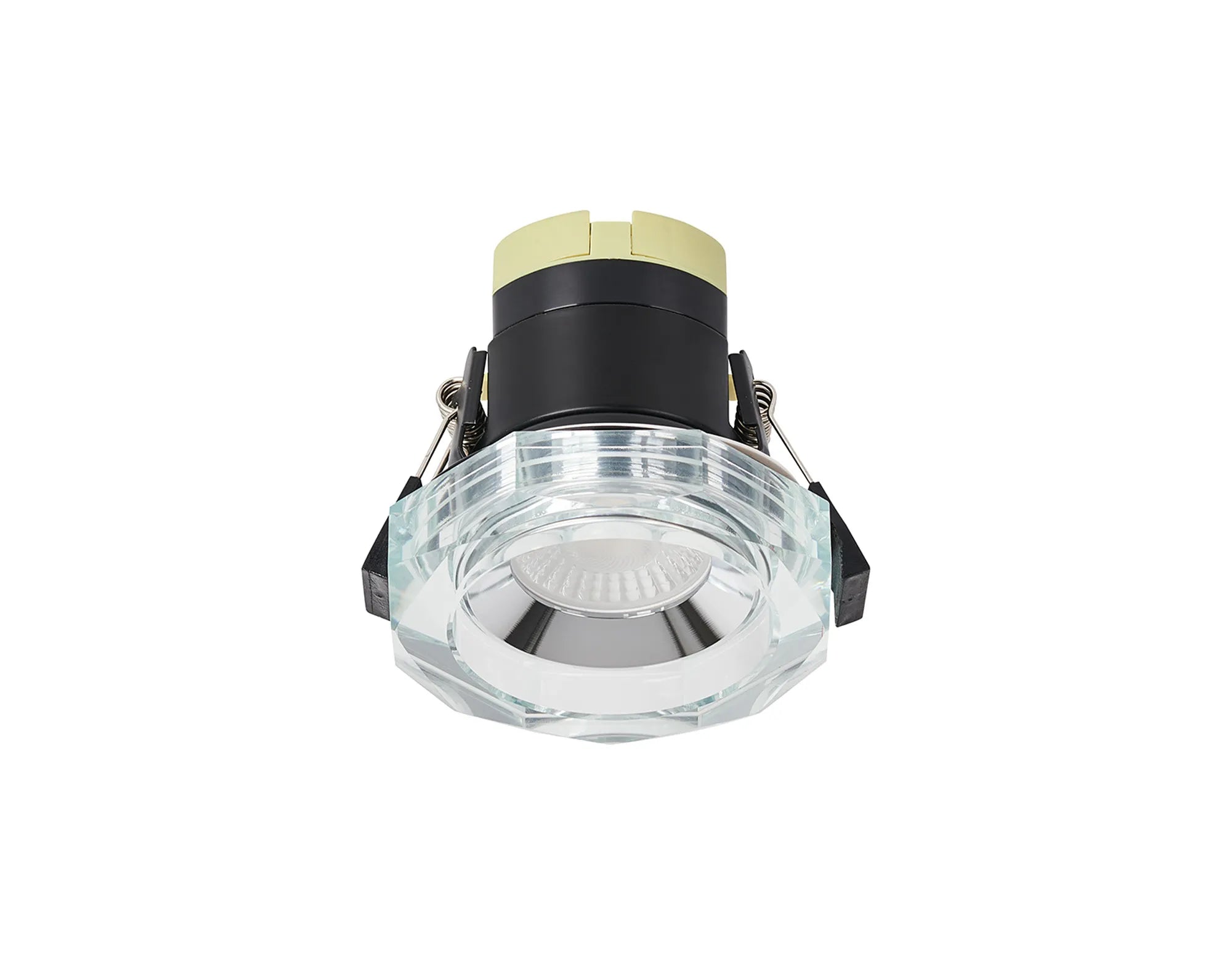 Zarya 8W IP65 Crystal Bubble Fire-Rated Downlight - Octagonal