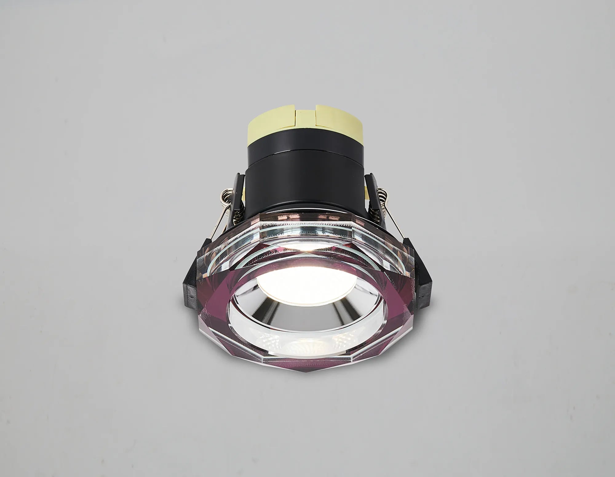 Zarya 8W IP65 Crystal Bubble Fire-Rated Downlight - Octagonal