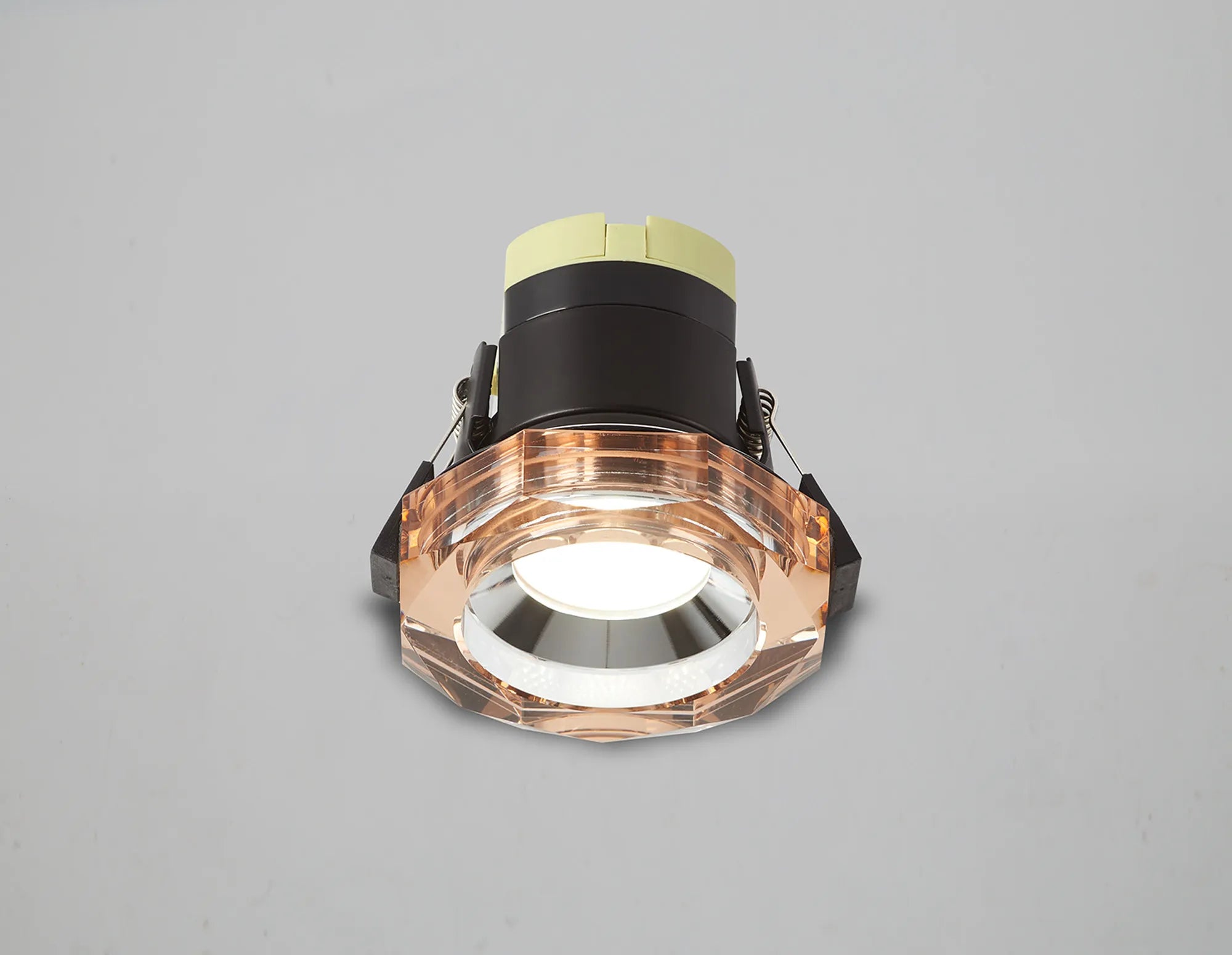 Zarya 8W IP65 Crystal Bubble Fire-Rated Downlight - Octagonal