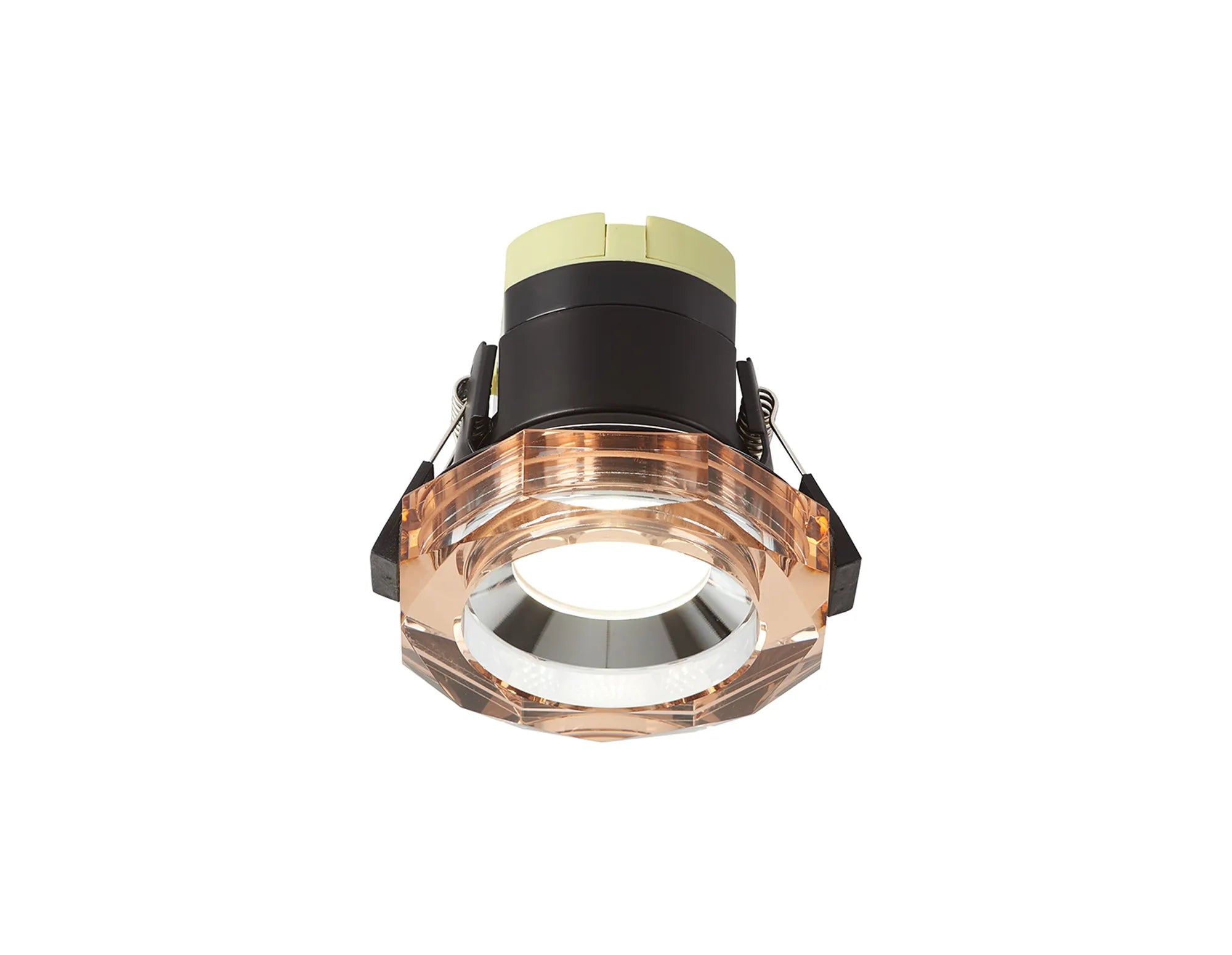 Zarya 8W IP65 Crystal Bubble Fire-Rated Downlight - Octagonal