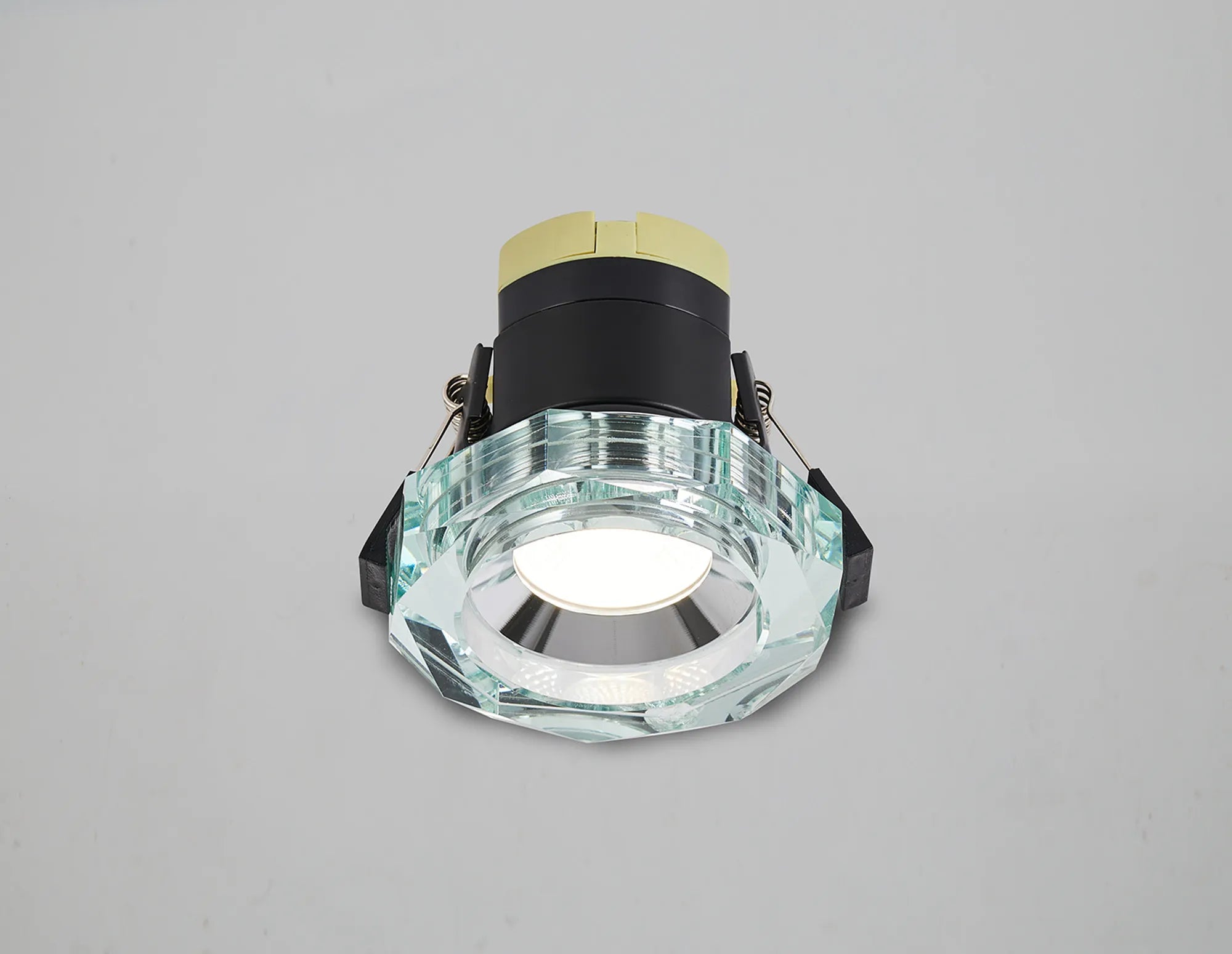 Zarya 8W IP65 Crystal Bubble Fire-Rated Downlight - Octagonal