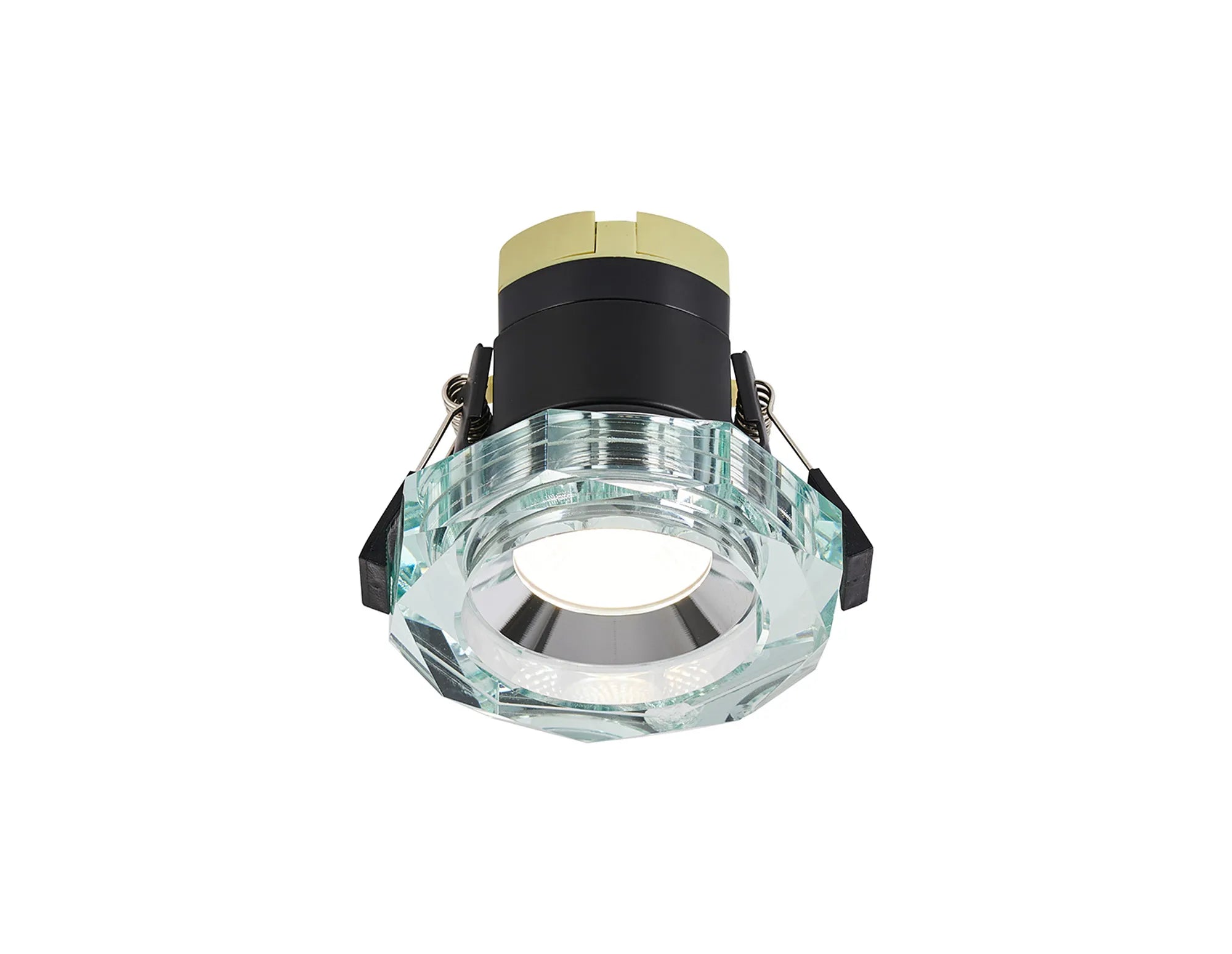 Zarya 8W IP65 Crystal Bubble Fire-Rated Downlight - Octagonal