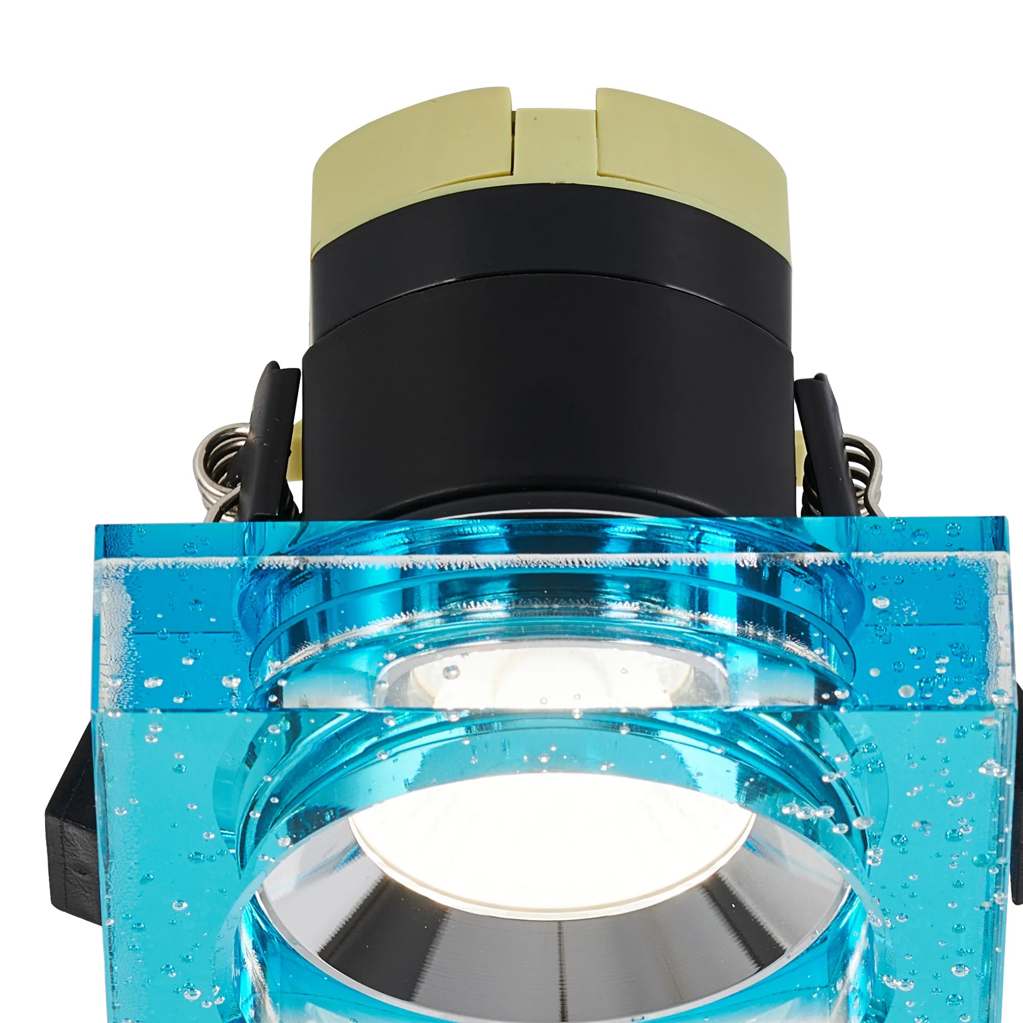 Zarya 8W IP65 Crystal Bubble Fire-Rated Downlight - Square