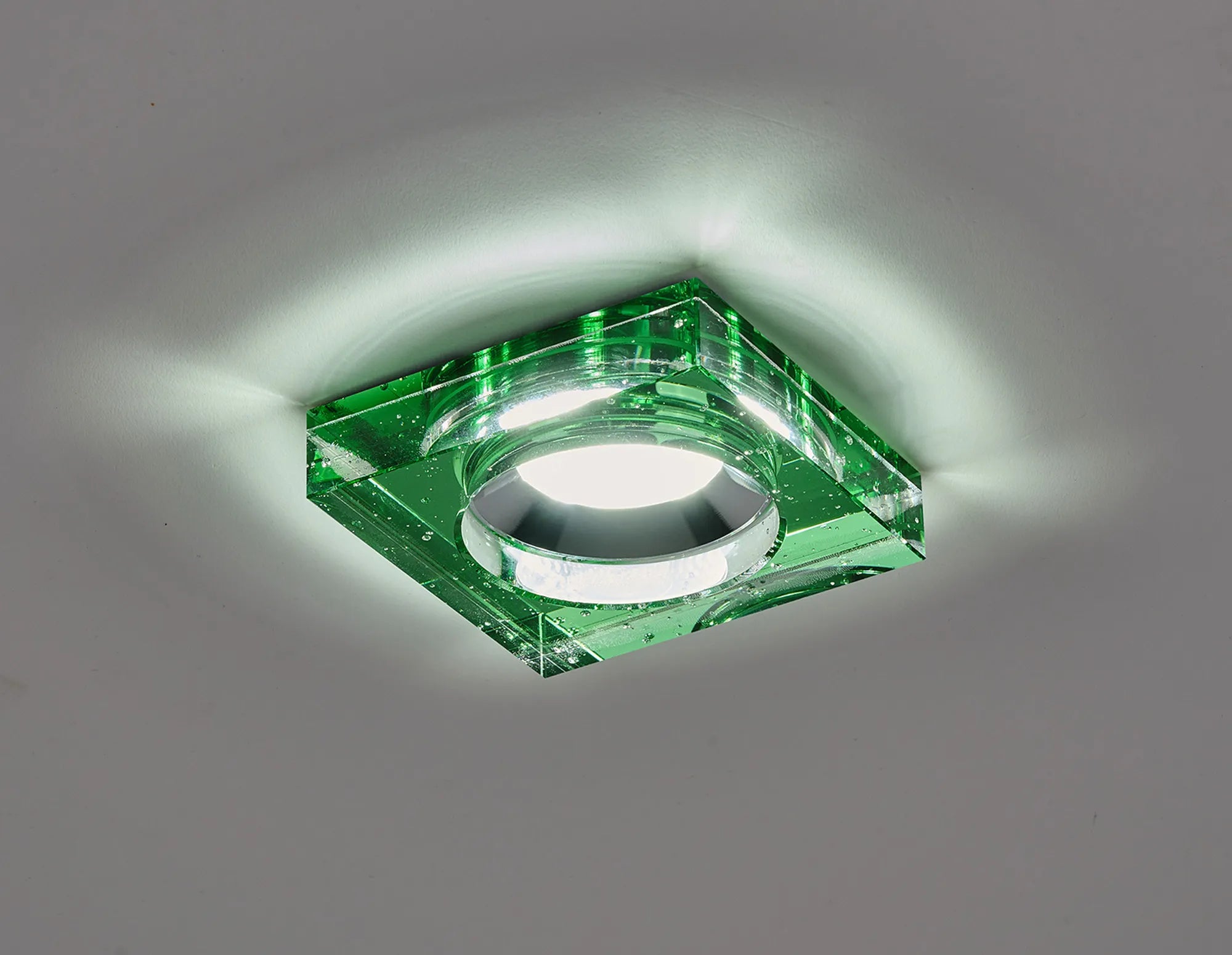 Zarya 8W IP65 Crystal Bubble Fire-Rated Downlight - Square